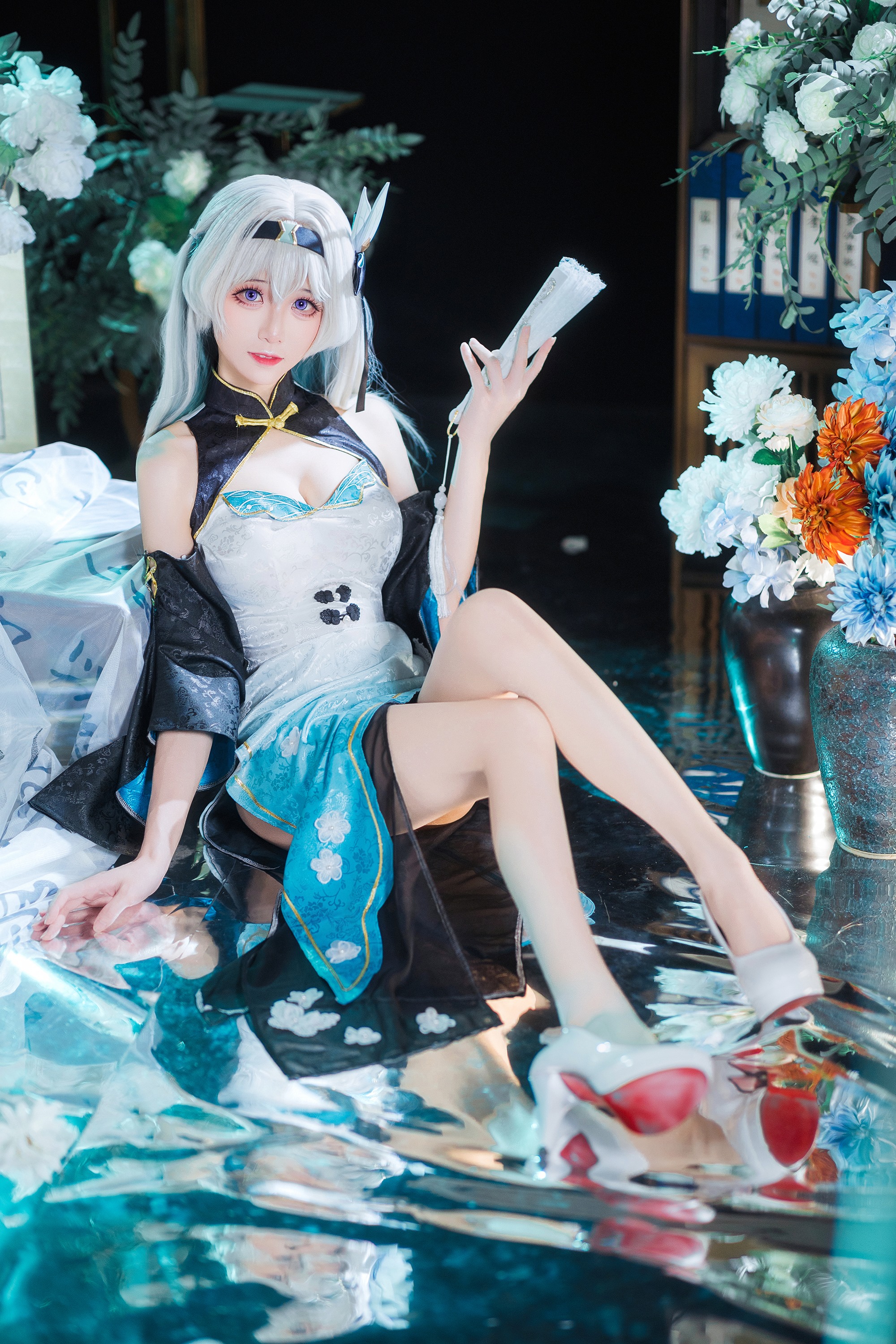 [Cosplay] Tomoyo酱 - 星穹铁道 流萤旗袍