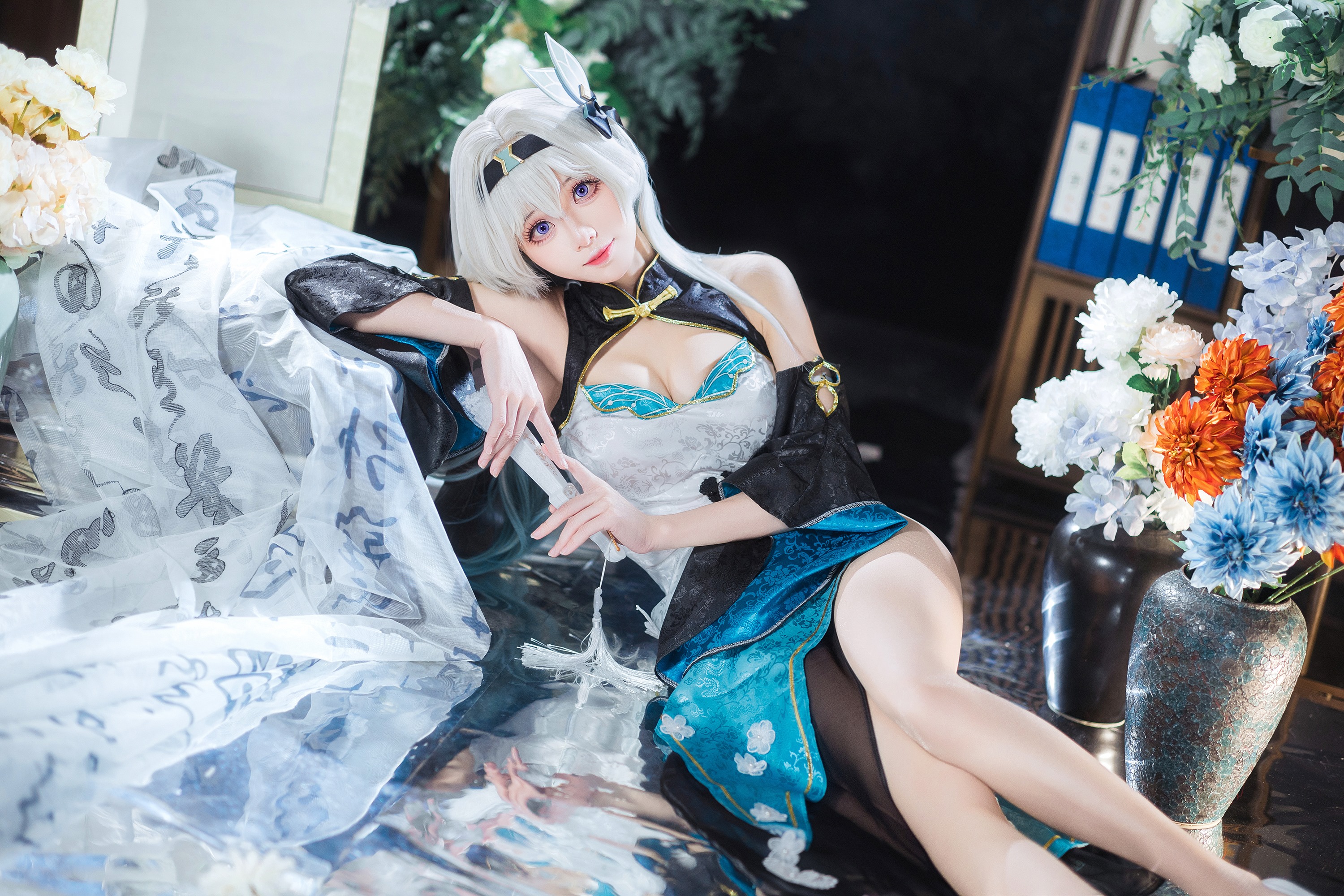 [Cosplay] Tomoyo酱 - 星穹铁道 流萤旗袍