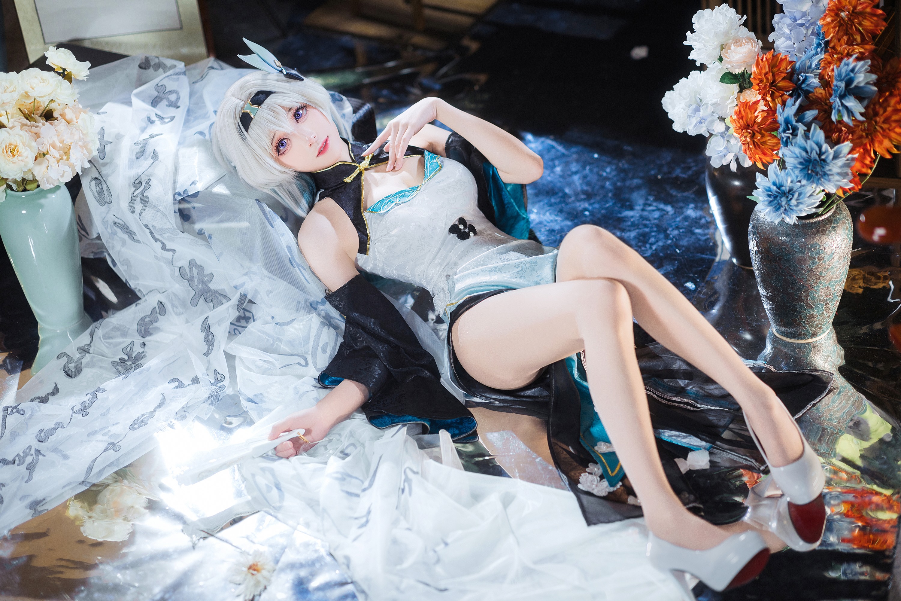 [Cosplay] Tomoyo酱 - 星穹铁道 流萤旗袍