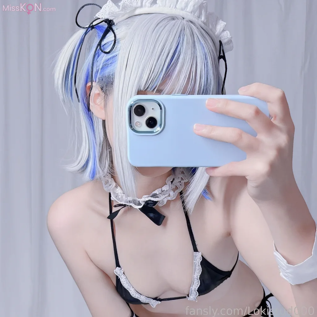 Coser@Ayame base_ Gura Maid Underwear
