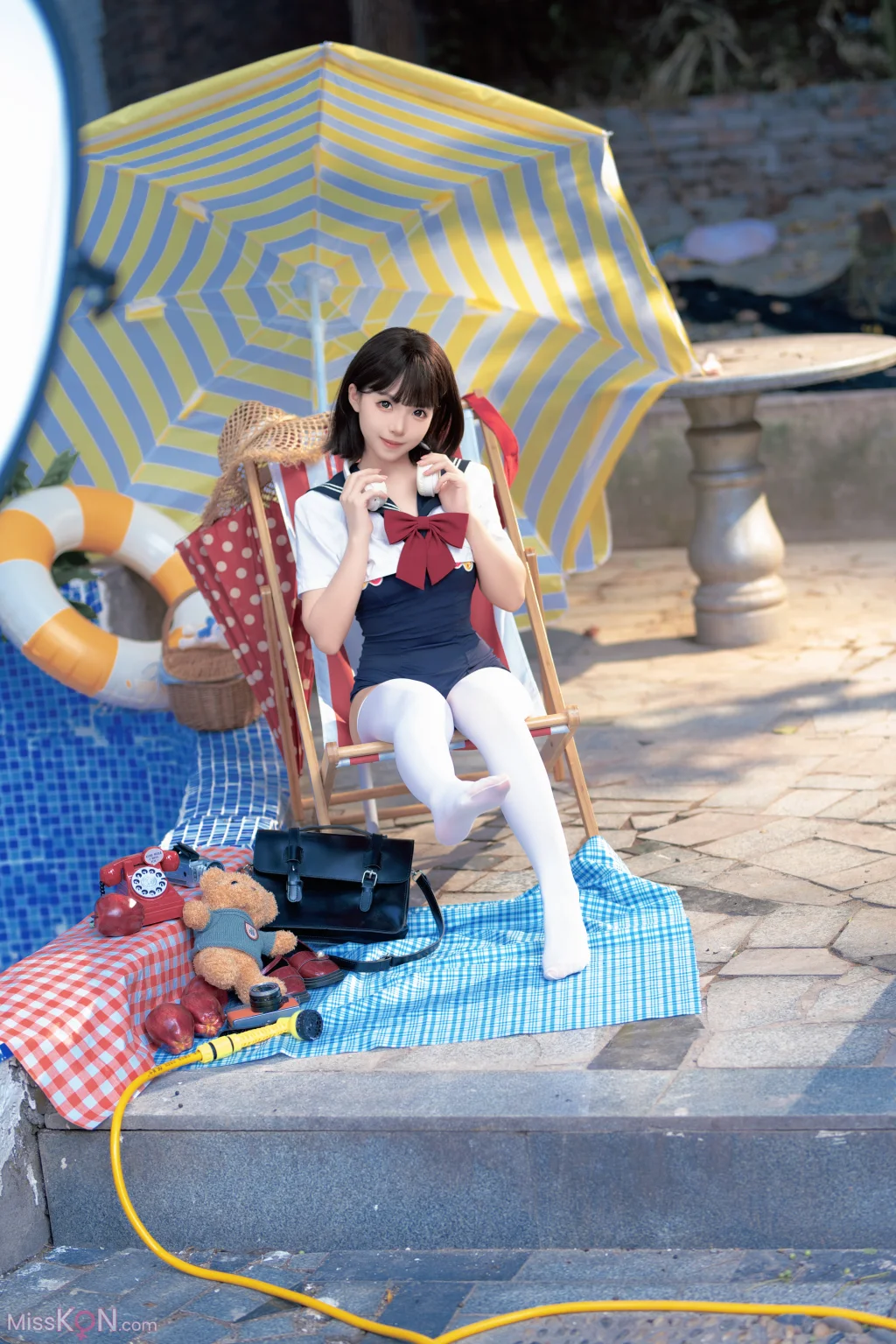 Coser@Bangni邦尼_ 反差JK泳装
