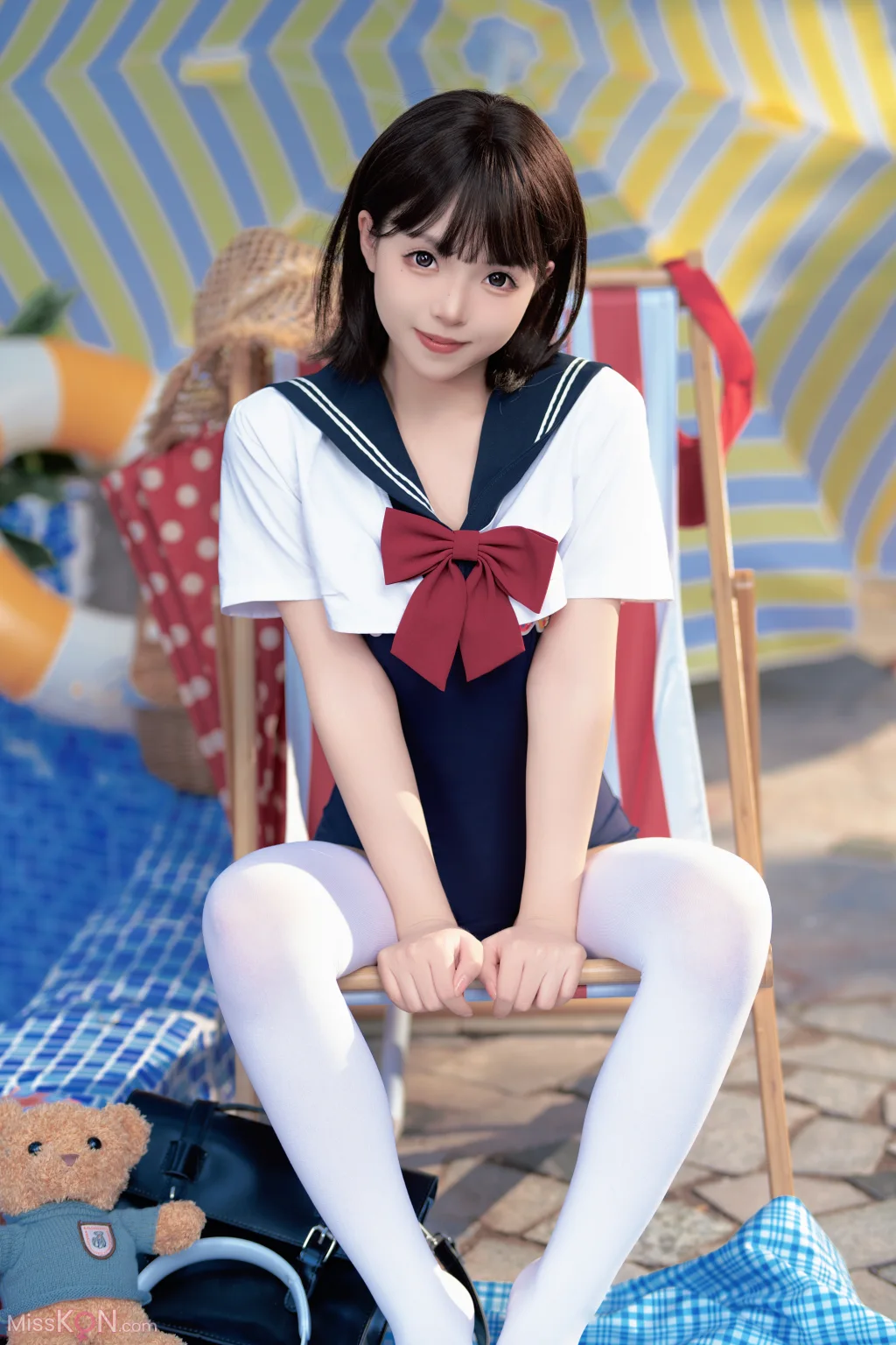 Coser@Bangni邦尼_ 反差JK泳装