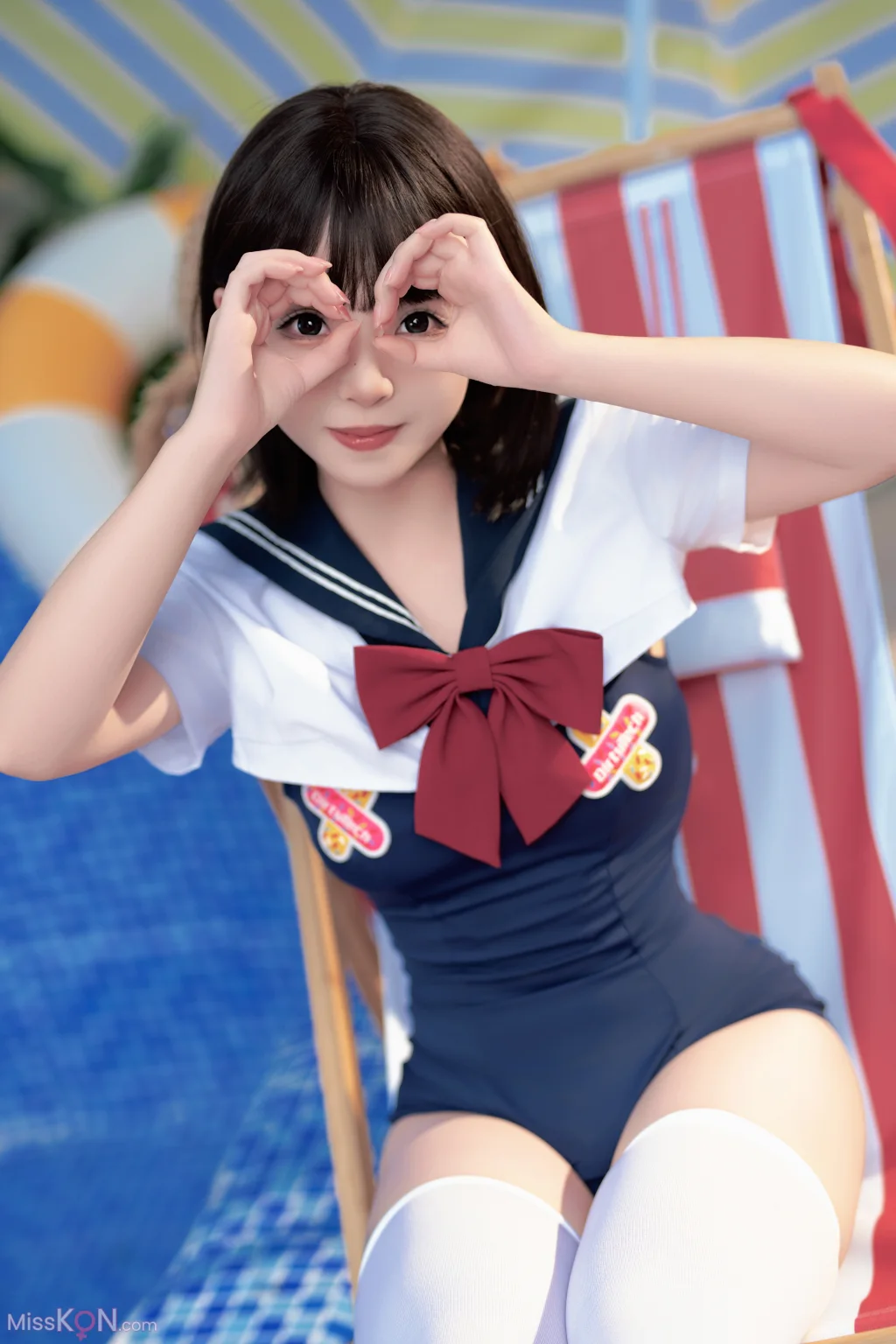 Coser@Bangni邦尼_ 反差JK泳装