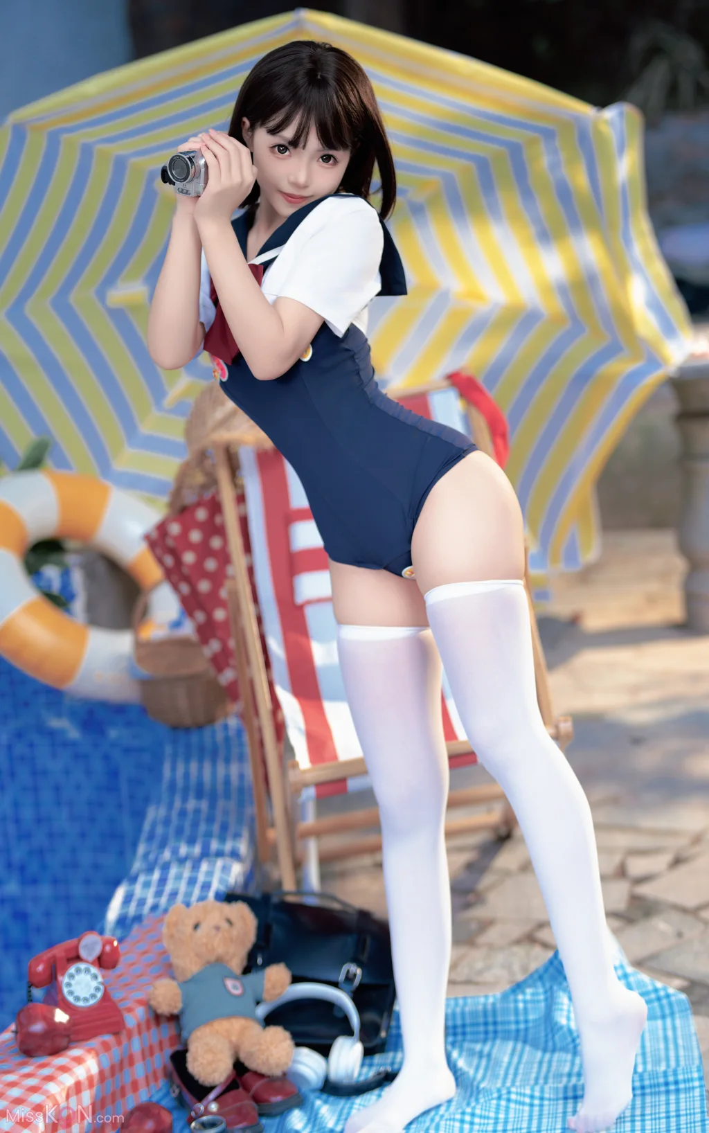 Coser@Bangni邦尼_ 反差JK泳装