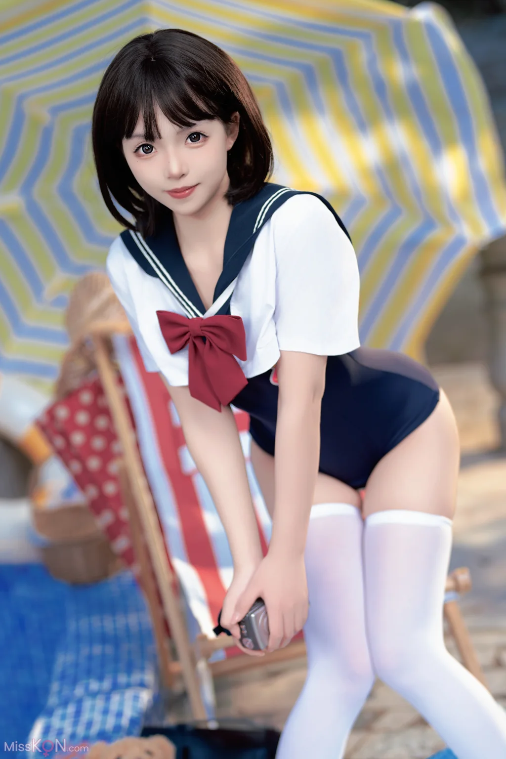 Coser@Bangni邦尼_ 反差JK泳装