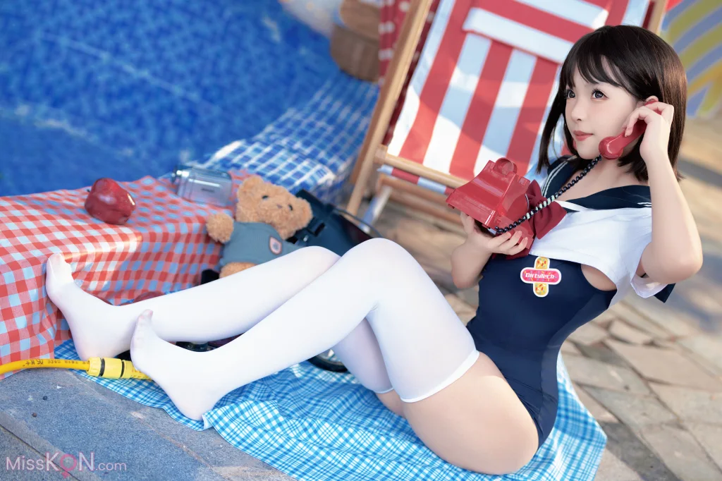Coser@Bangni邦尼_ 反差JK泳装