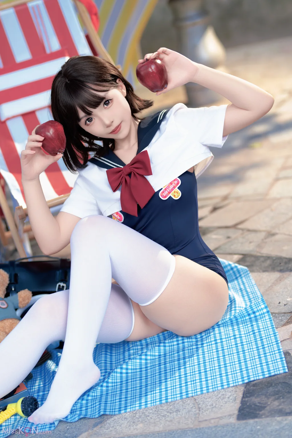 Coser@Bangni邦尼_ 反差JK泳装