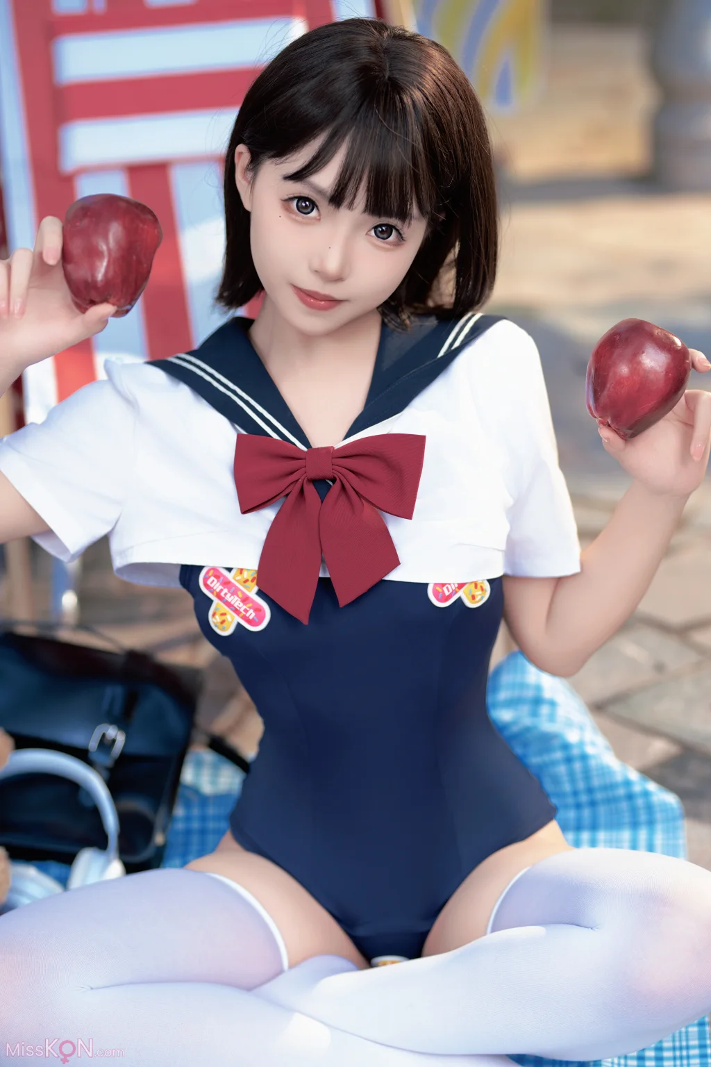 Coser@Bangni邦尼_ 反差JK泳装