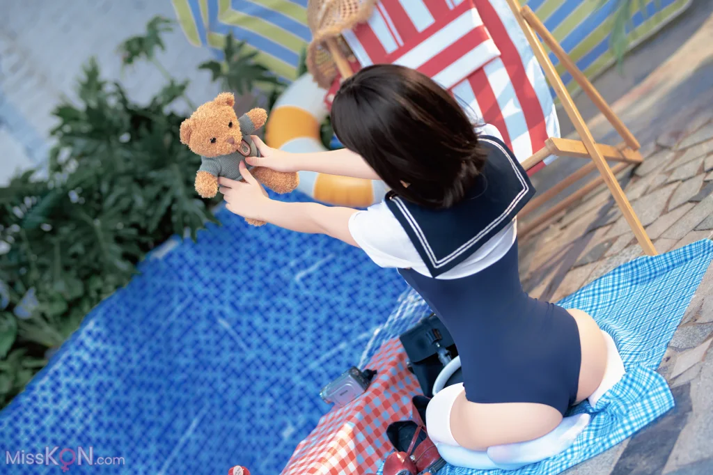 Coser@Bangni邦尼_ 反差JK泳装