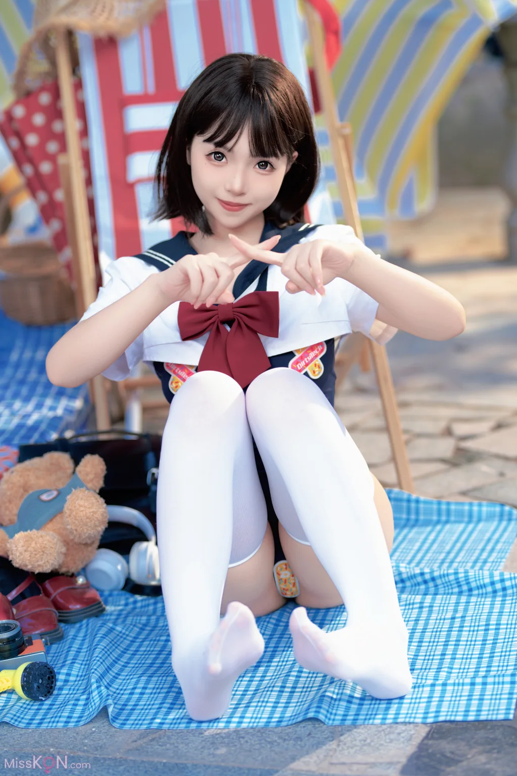 Coser@Bangni邦尼_ 反差JK泳装