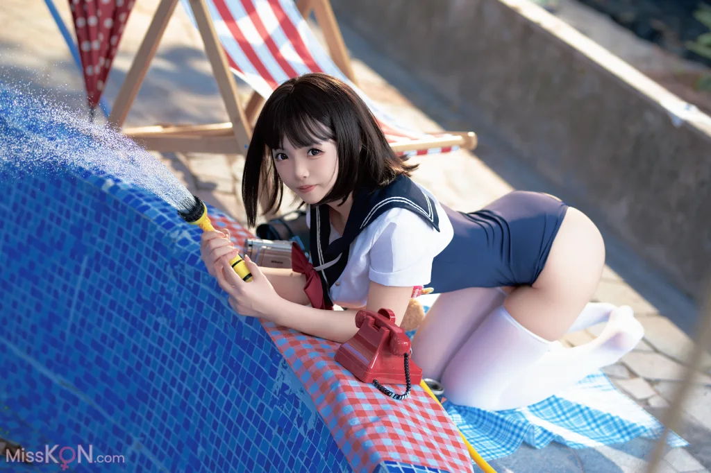Coser@Bangni邦尼_ 反差JK泳装