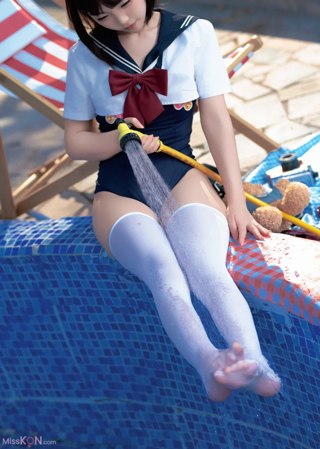 Coser@Bangni邦尼_ 反差JK泳装