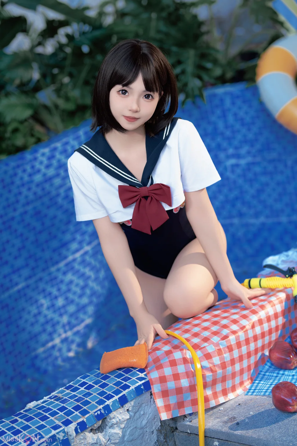 Coser@Bangni邦尼_ 反差JK泳装