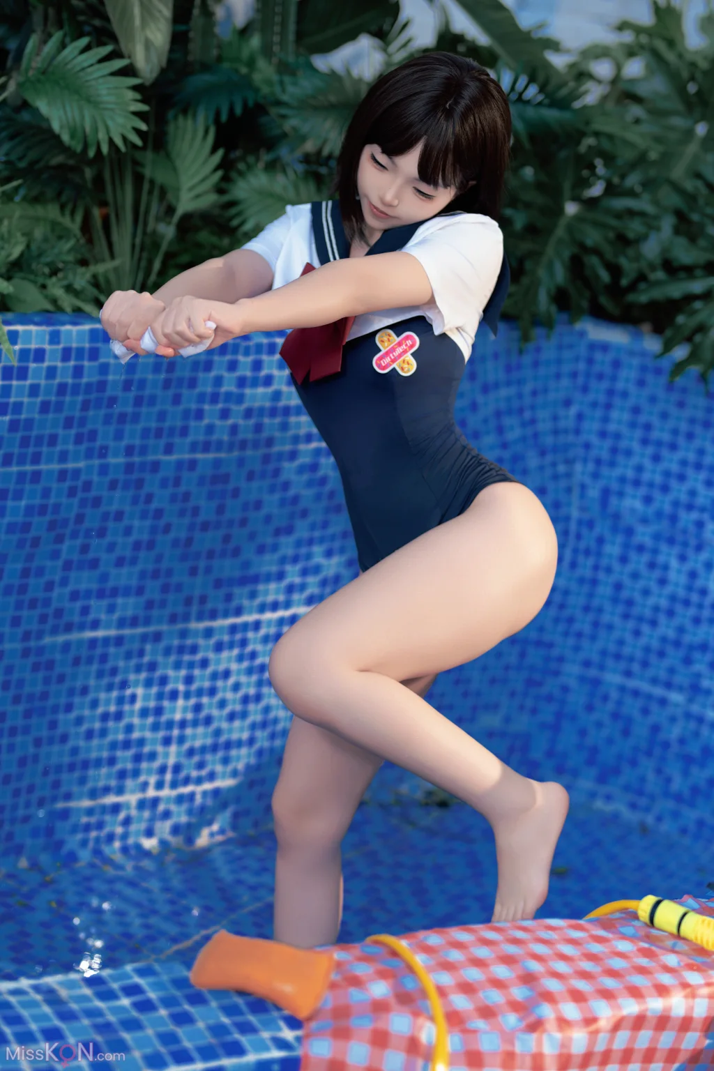 Coser@Bangni邦尼_ 反差JK泳装