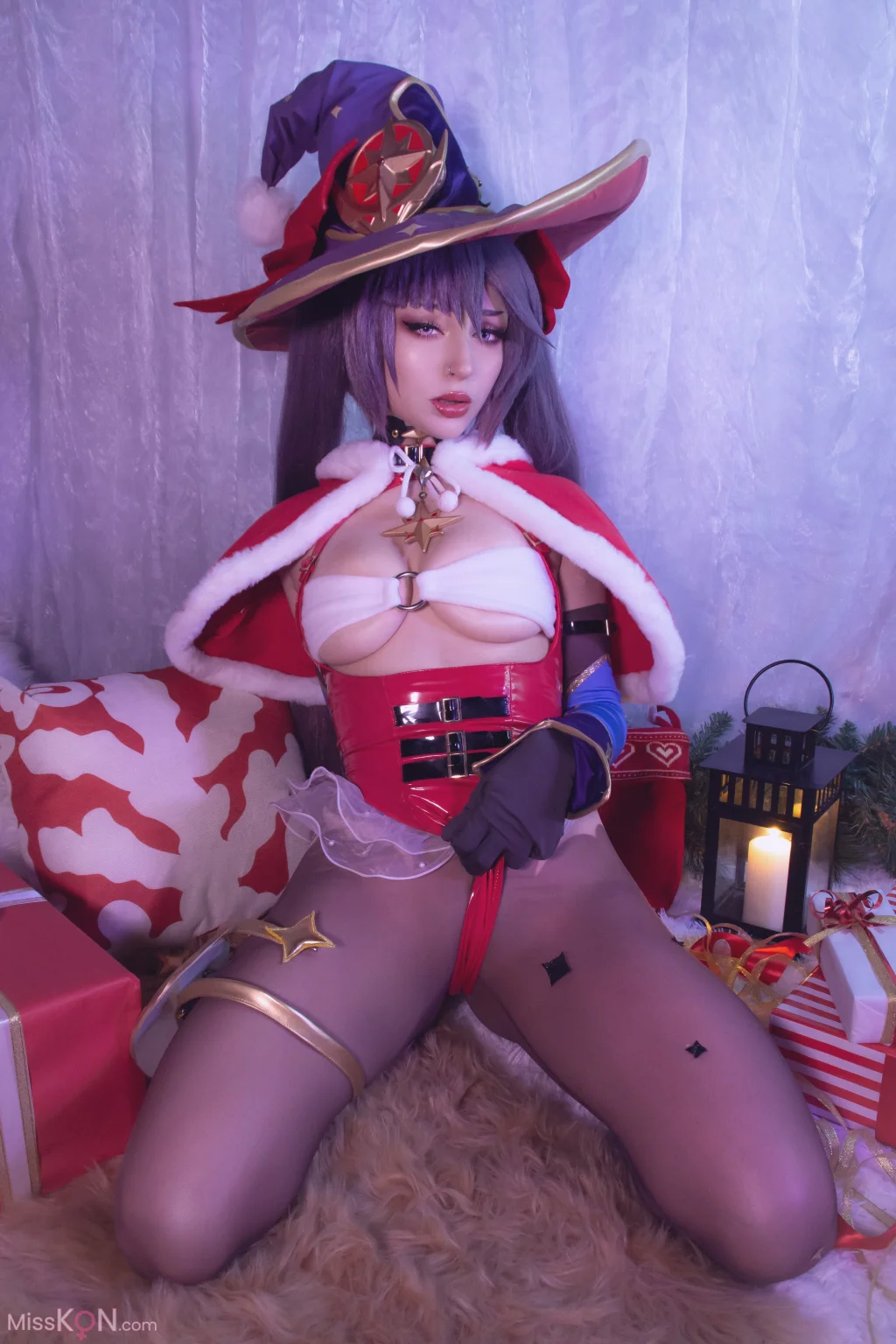 Coser@Shiro Kitsune_ 原神-莫娜-圣诞版 Mona Xmas