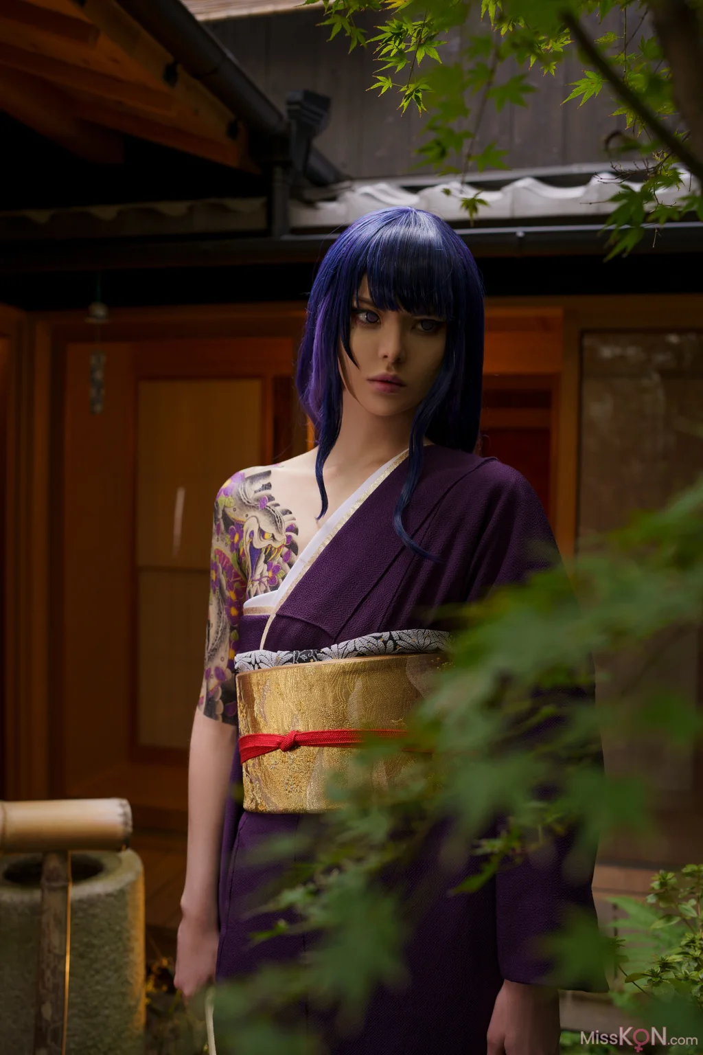 Coser@Vinnegal_ Raiden Shogun Kimono