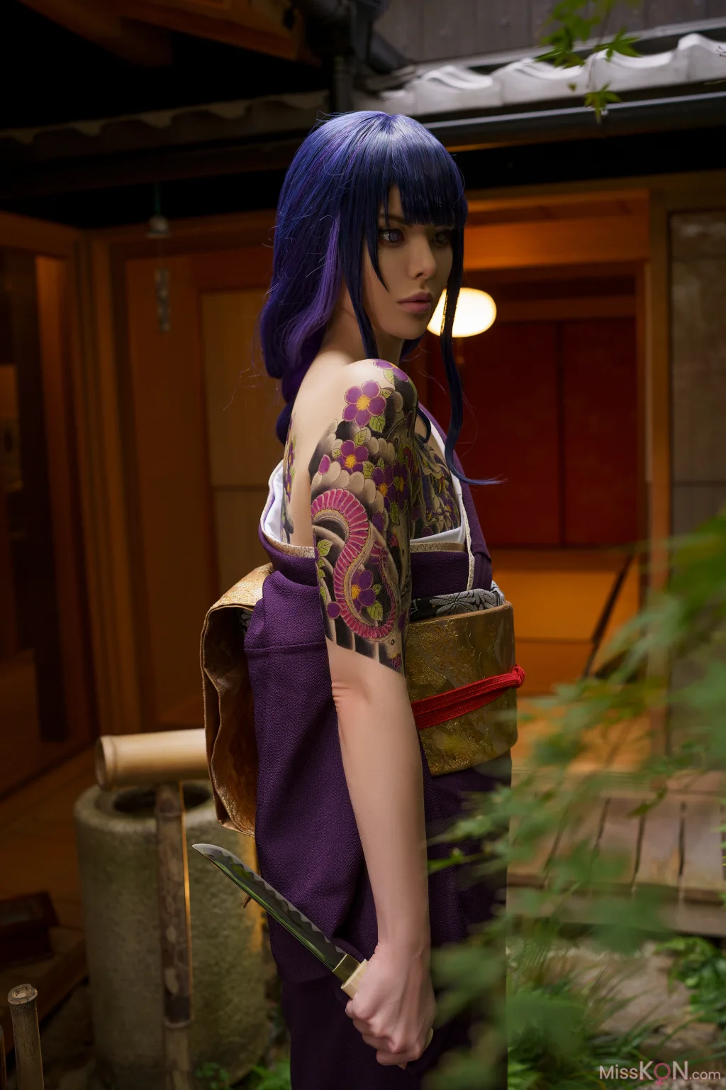 Coser@Vinnegal_ Raiden Shogun Kimono