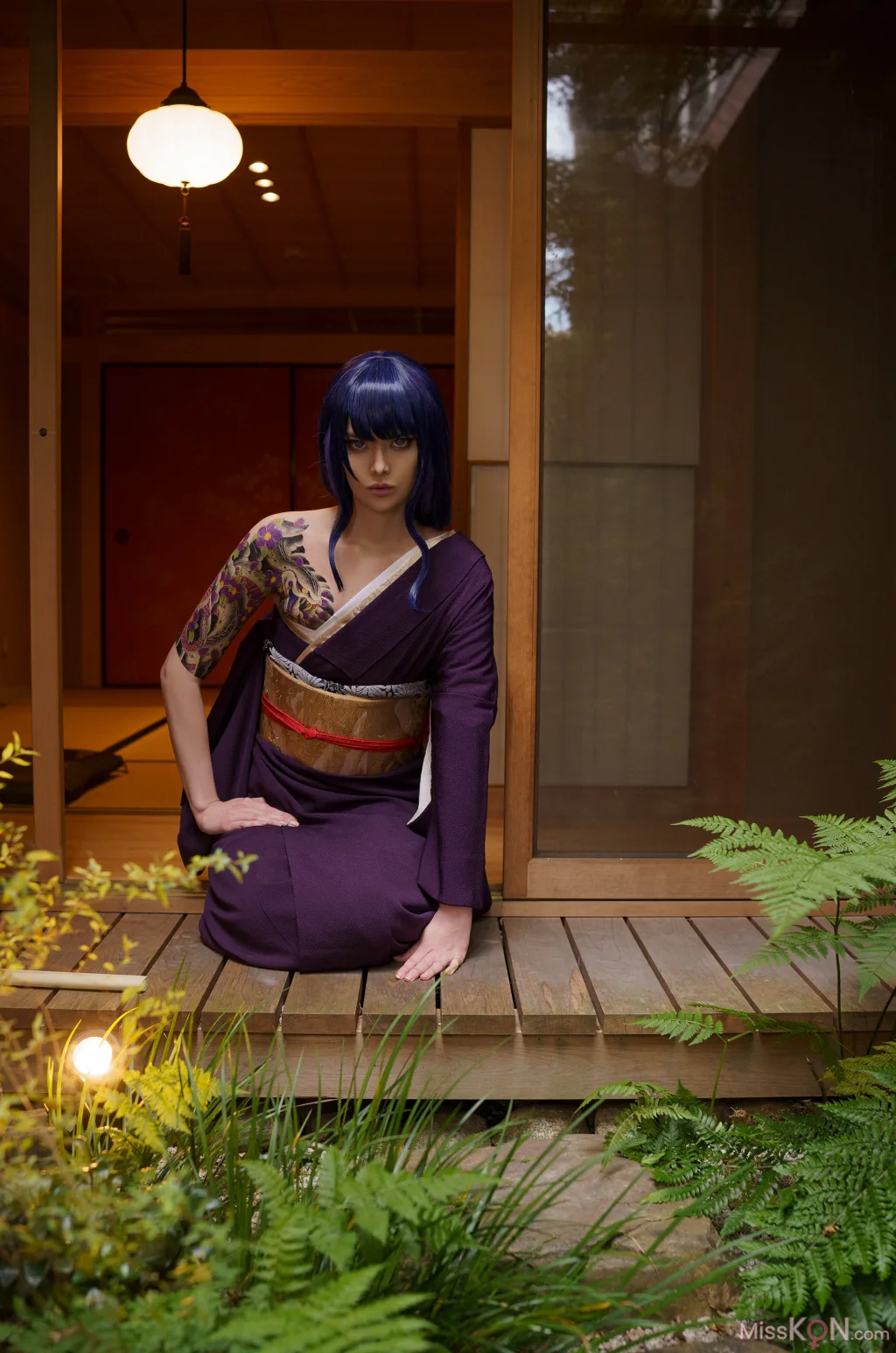 Coser@Vinnegal_ Raiden Shogun Kimono