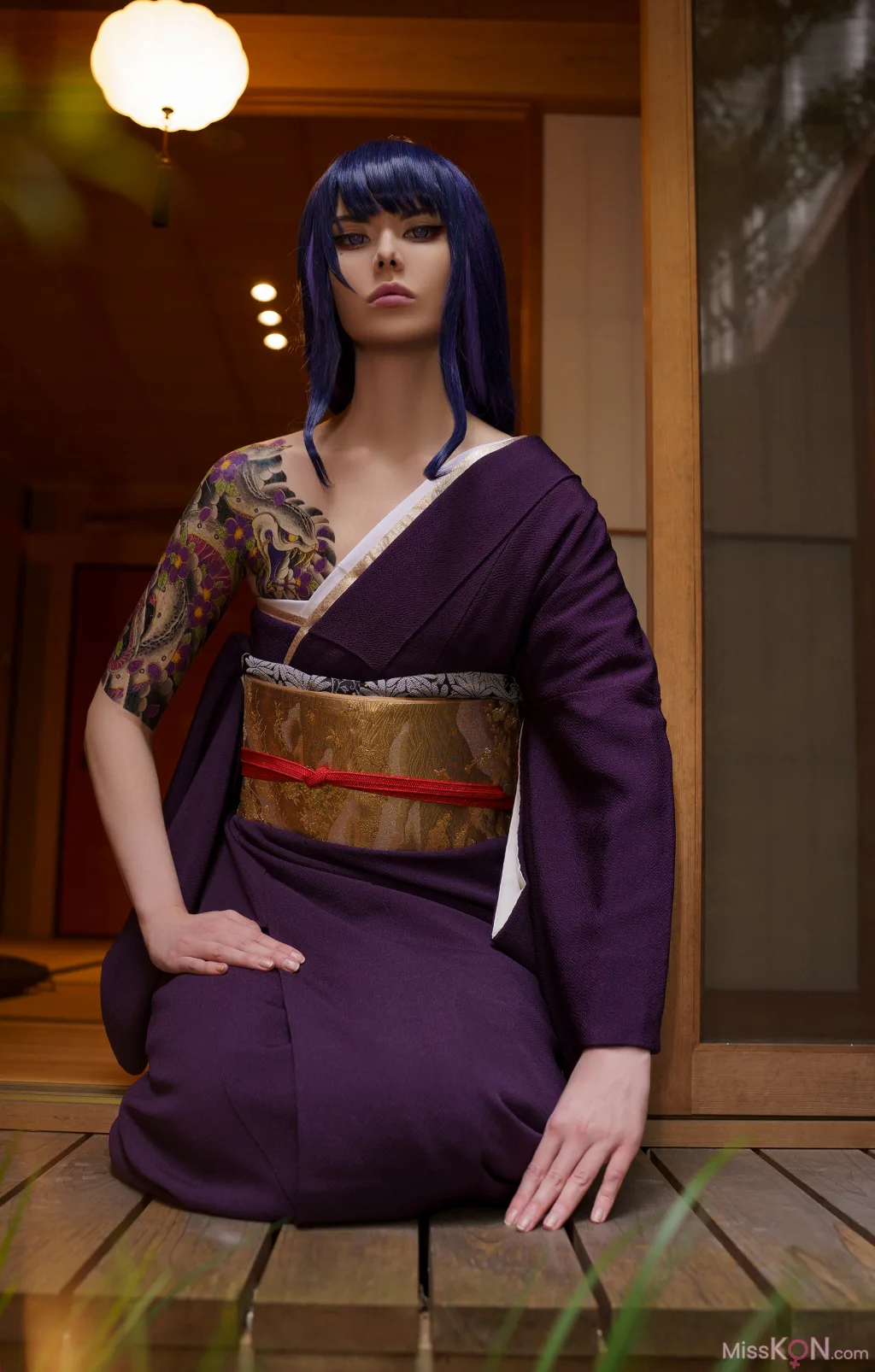 Coser@Vinnegal_ Raiden Shogun Kimono