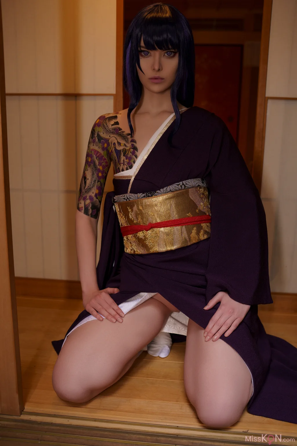 Coser@Vinnegal_ Raiden Shogun Kimono