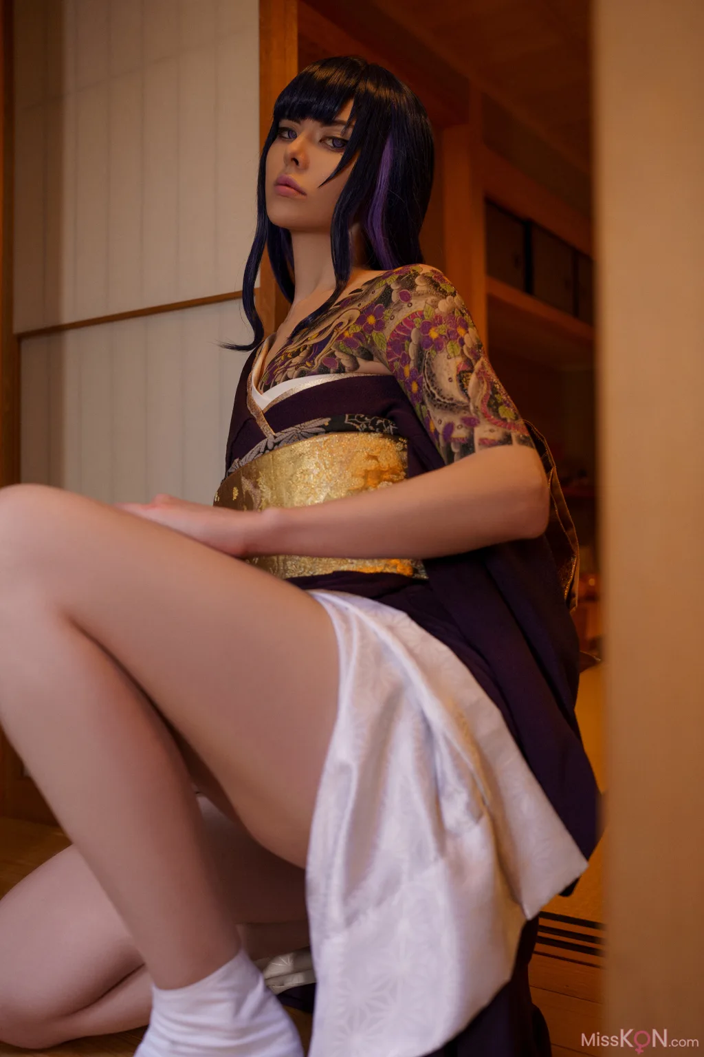 Coser@Vinnegal_ Raiden Shogun Kimono