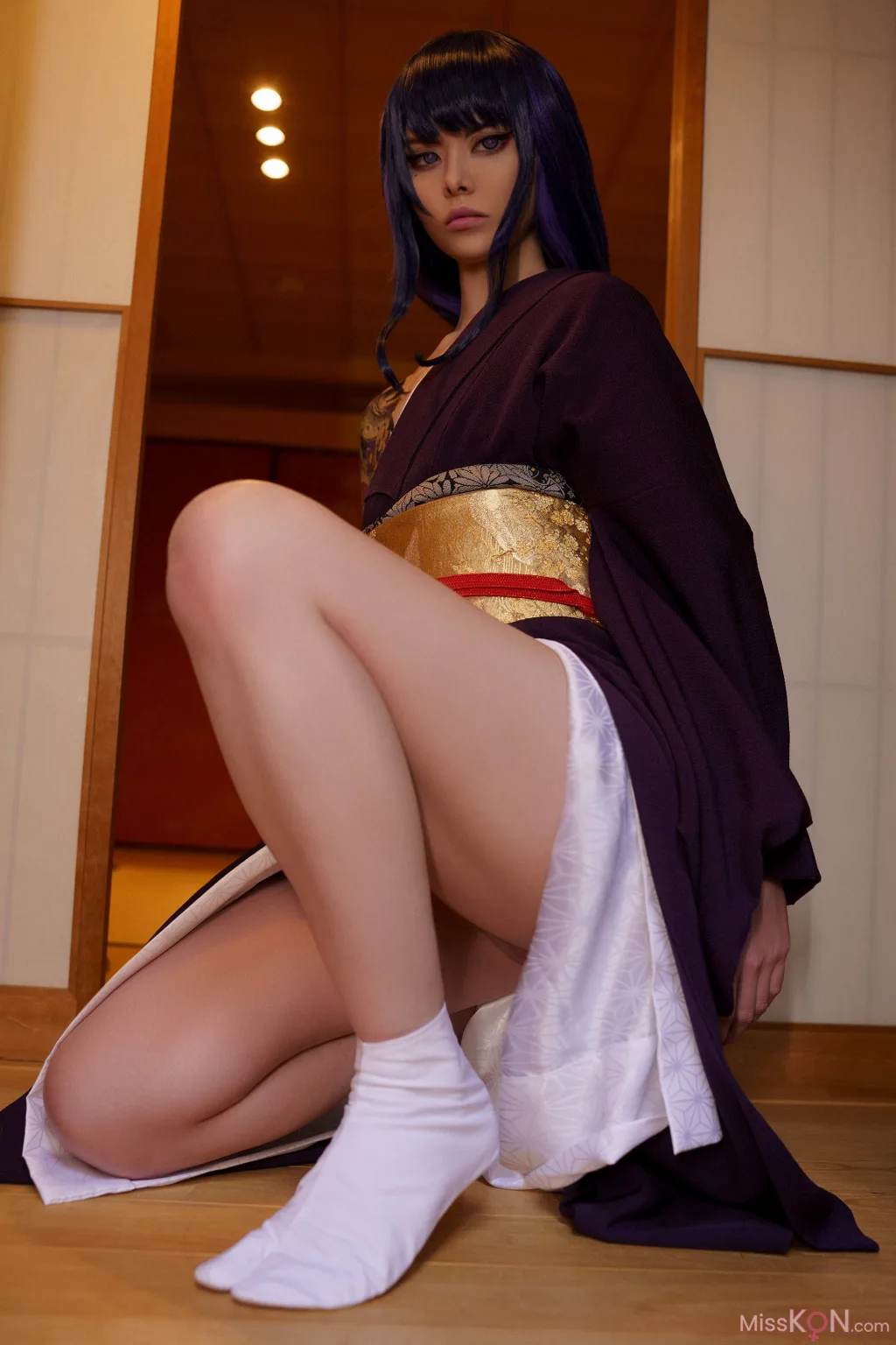 Coser@Vinnegal_ Raiden Shogun Kimono