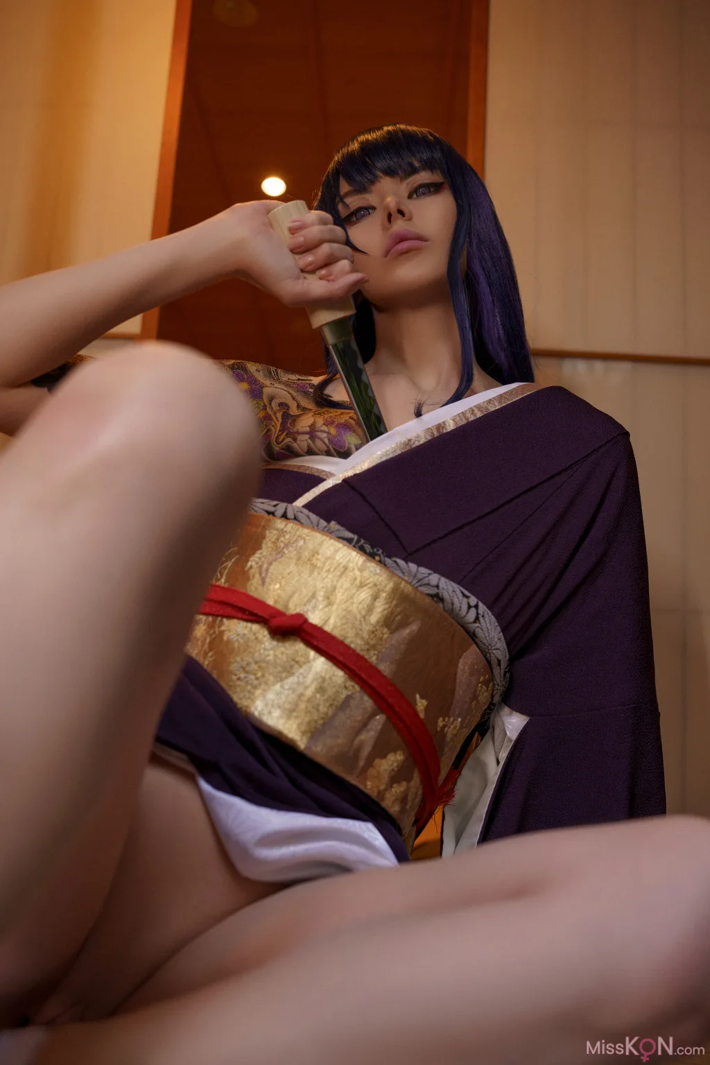 Coser@Vinnegal_ Raiden Shogun Kimono