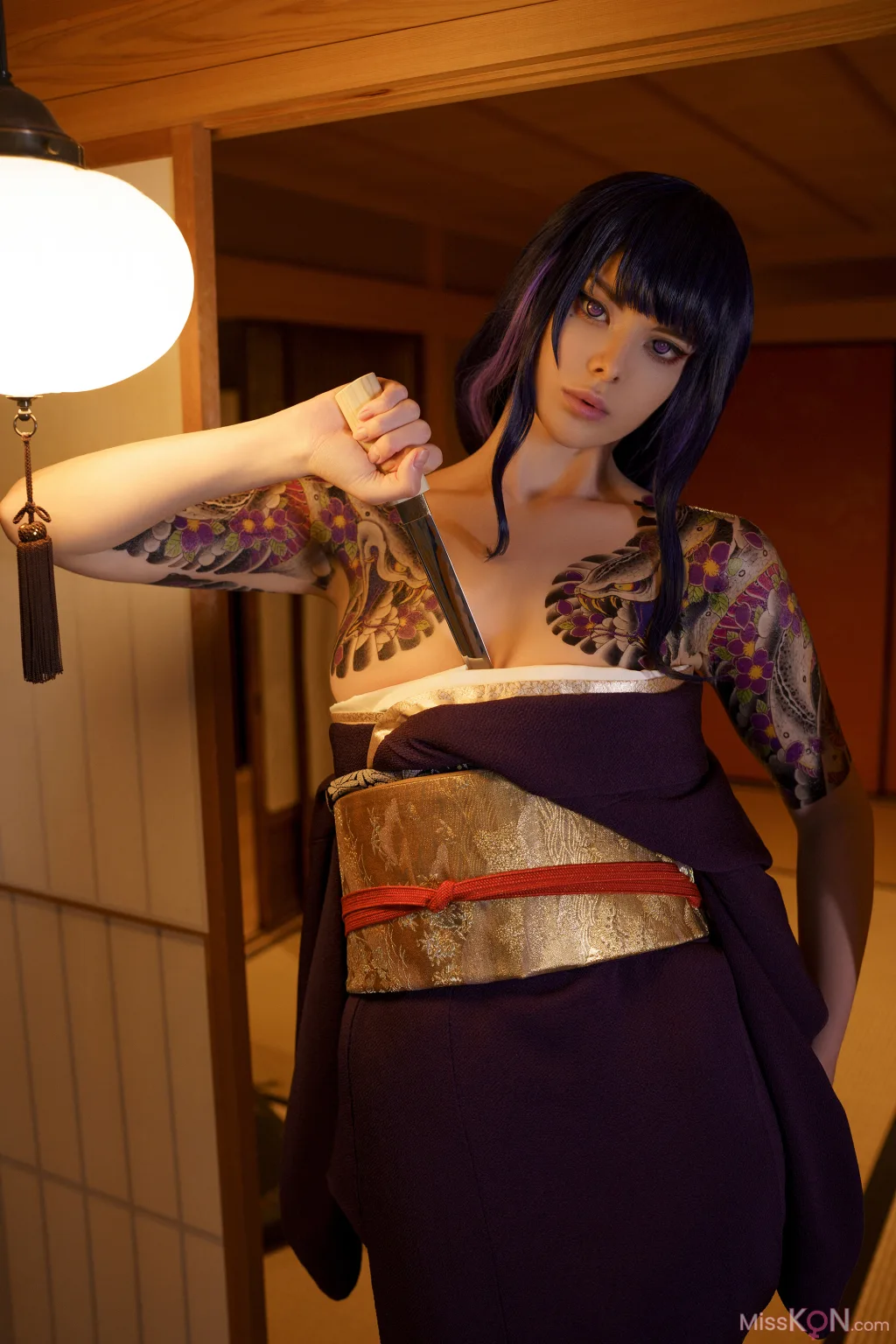 Coser@Vinnegal_ Raiden Shogun Kimono