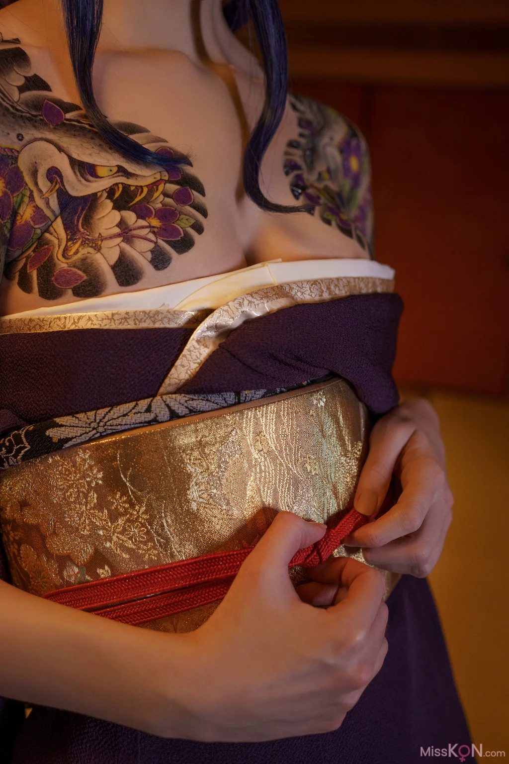 Coser@Vinnegal_ Raiden Shogun Kimono