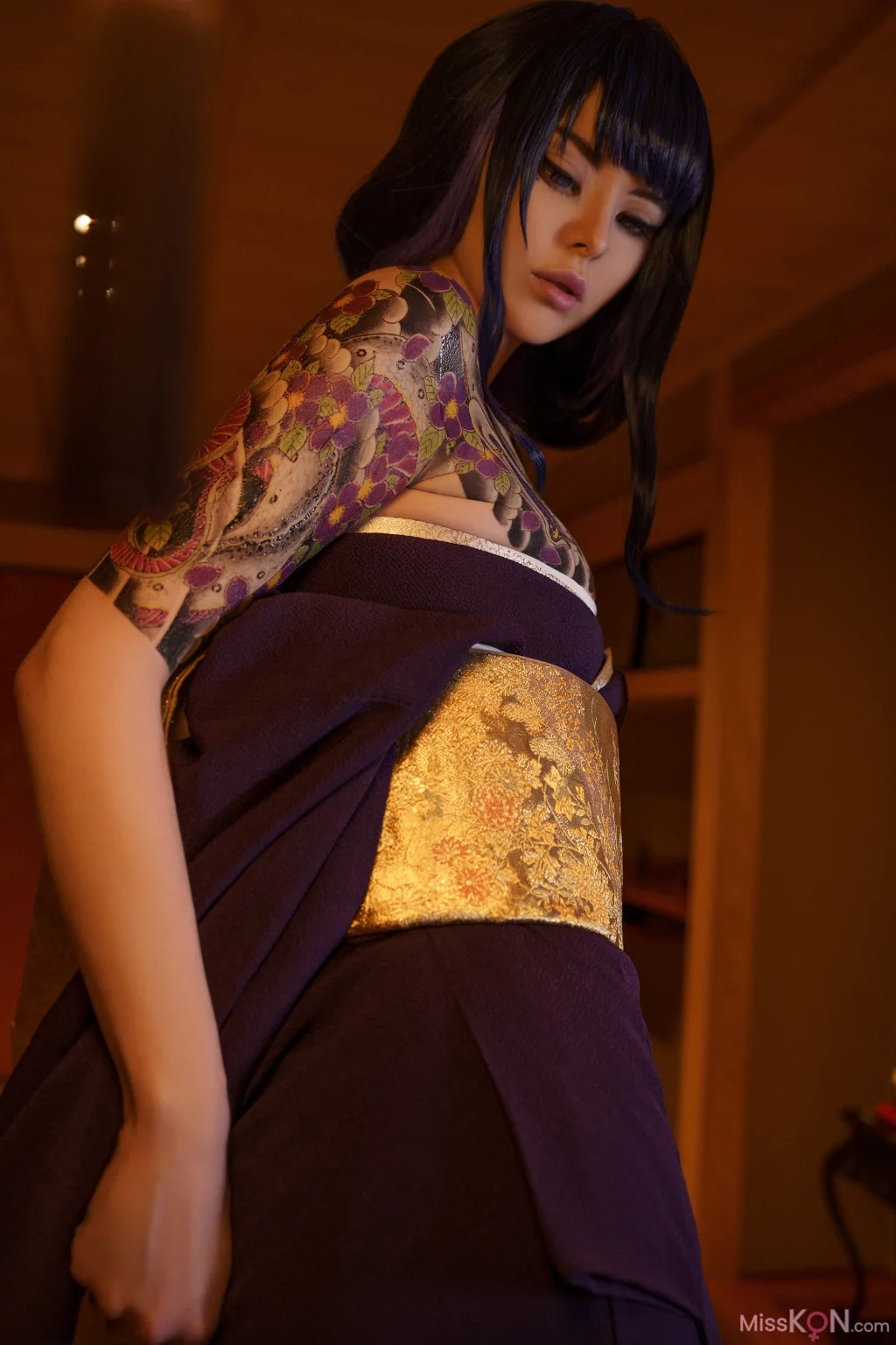 Coser@Vinnegal_ Raiden Shogun Kimono