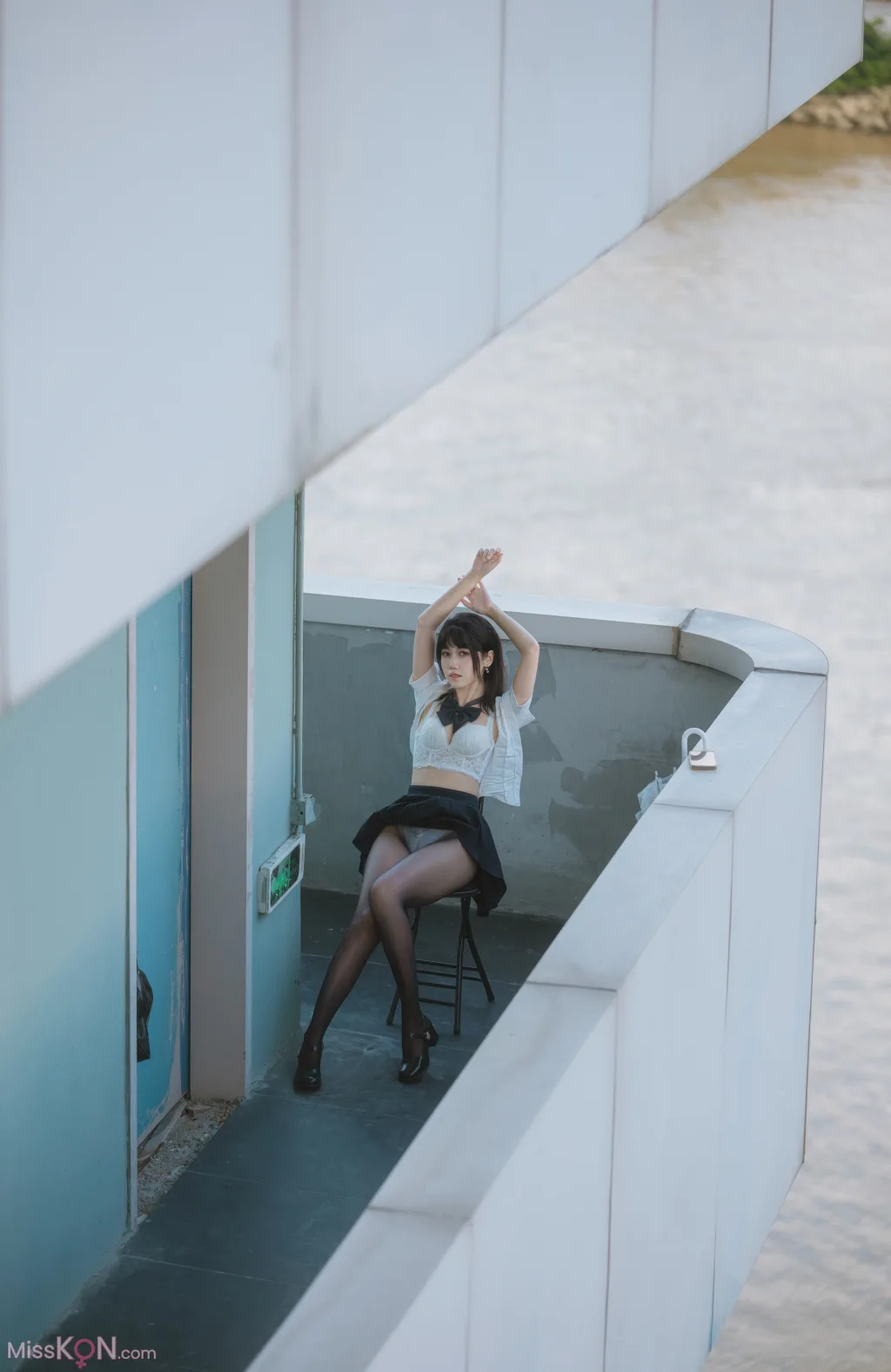 Coser@不呆猫_ JK学妹户外