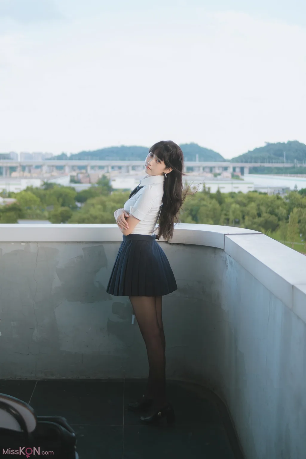 Coser@不呆猫_ JK学妹户外