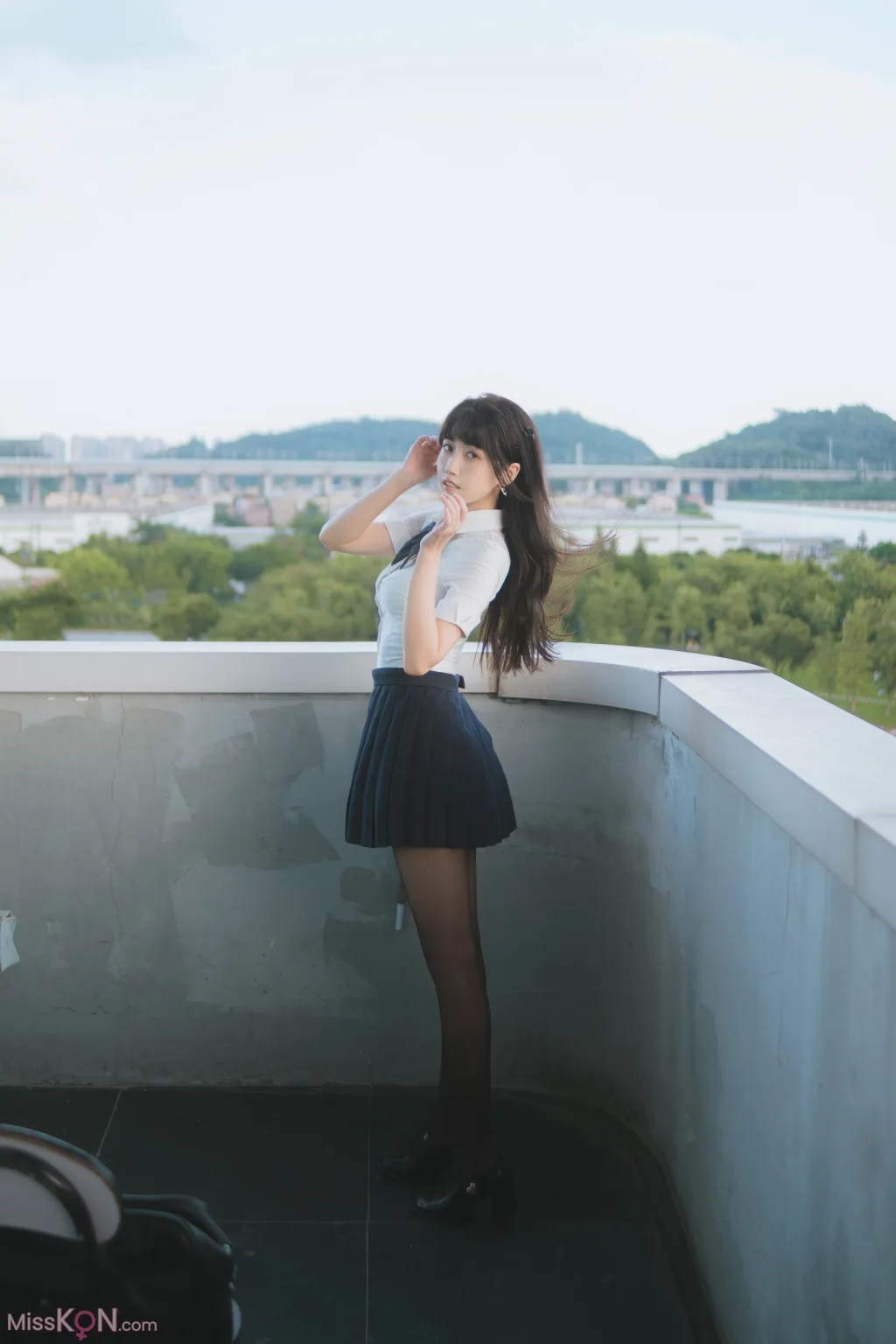 Coser@不呆猫_ JK学妹户外