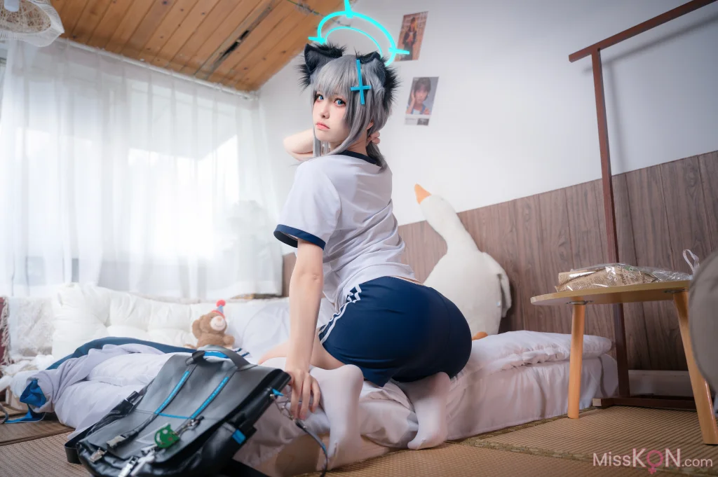 Coser@九柒喵_ 体操服白子
