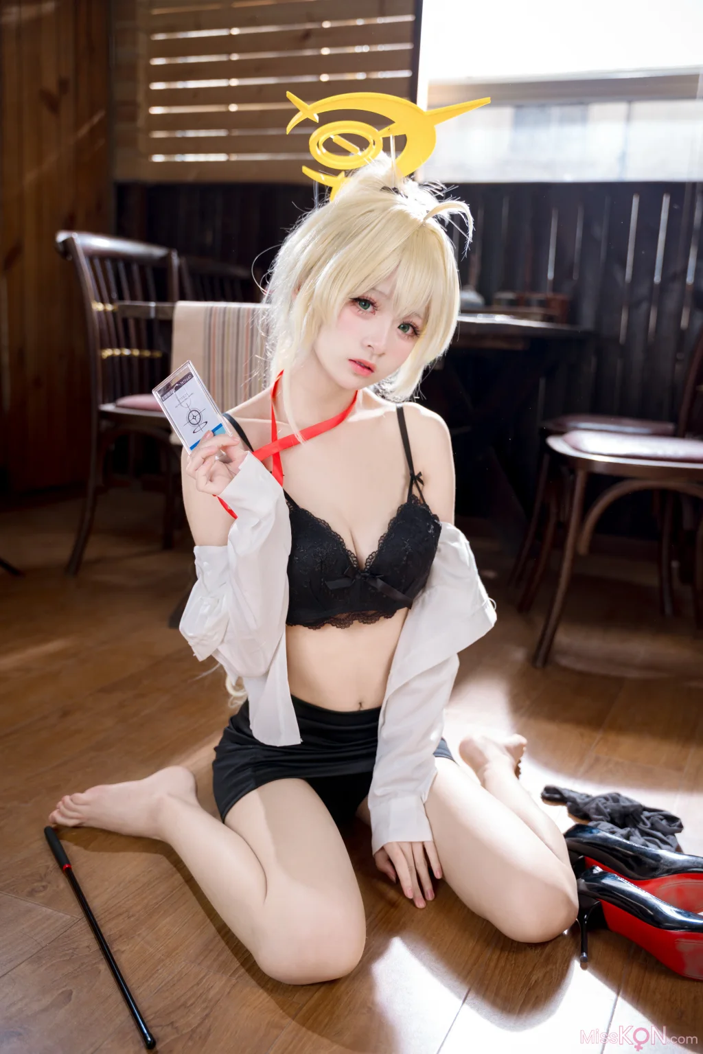 Coser@九柒喵_ 笑面教授OL制服