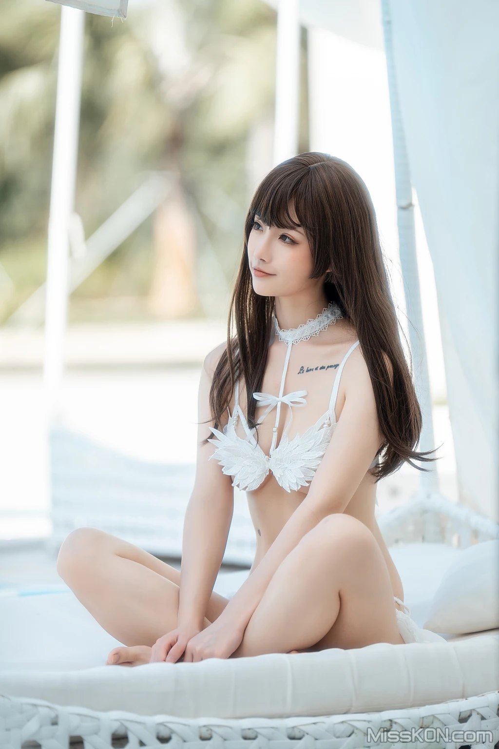 Coser@桃良阿宅_ 天使内衣