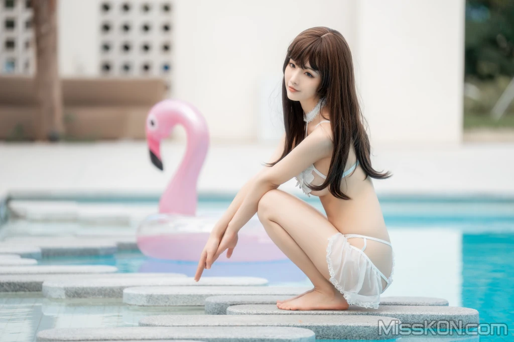 Coser@桃良阿宅_ 天使内衣