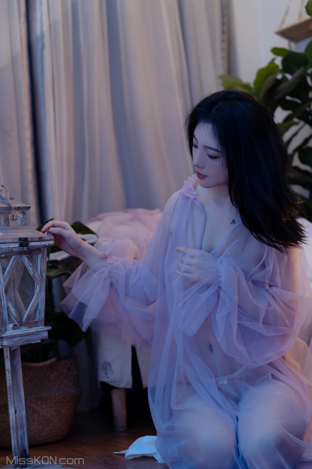 Coser@桃良阿宅_ 紫纱裙