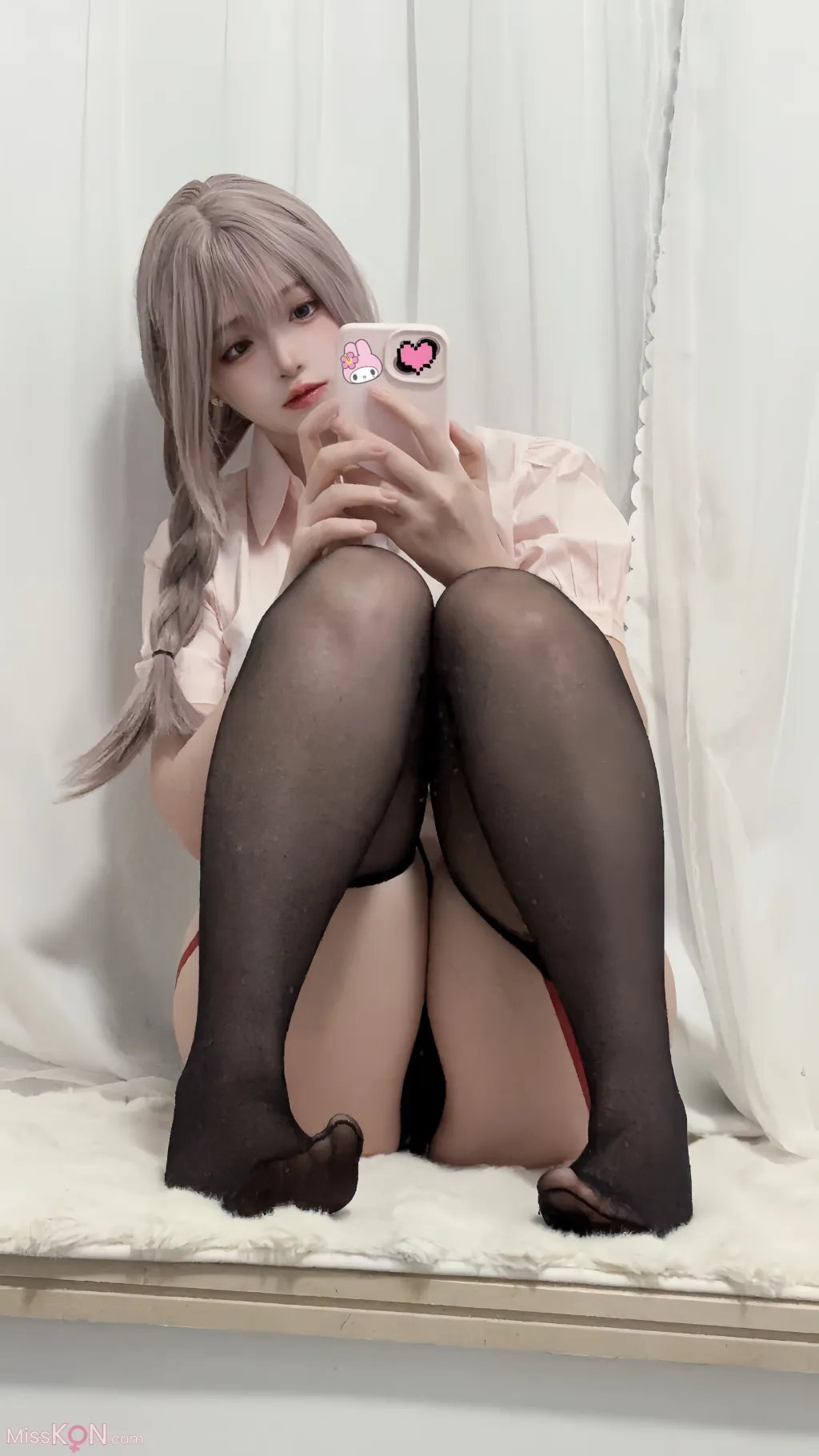 Coser@疯猫ss_ 紫色麻花辫
