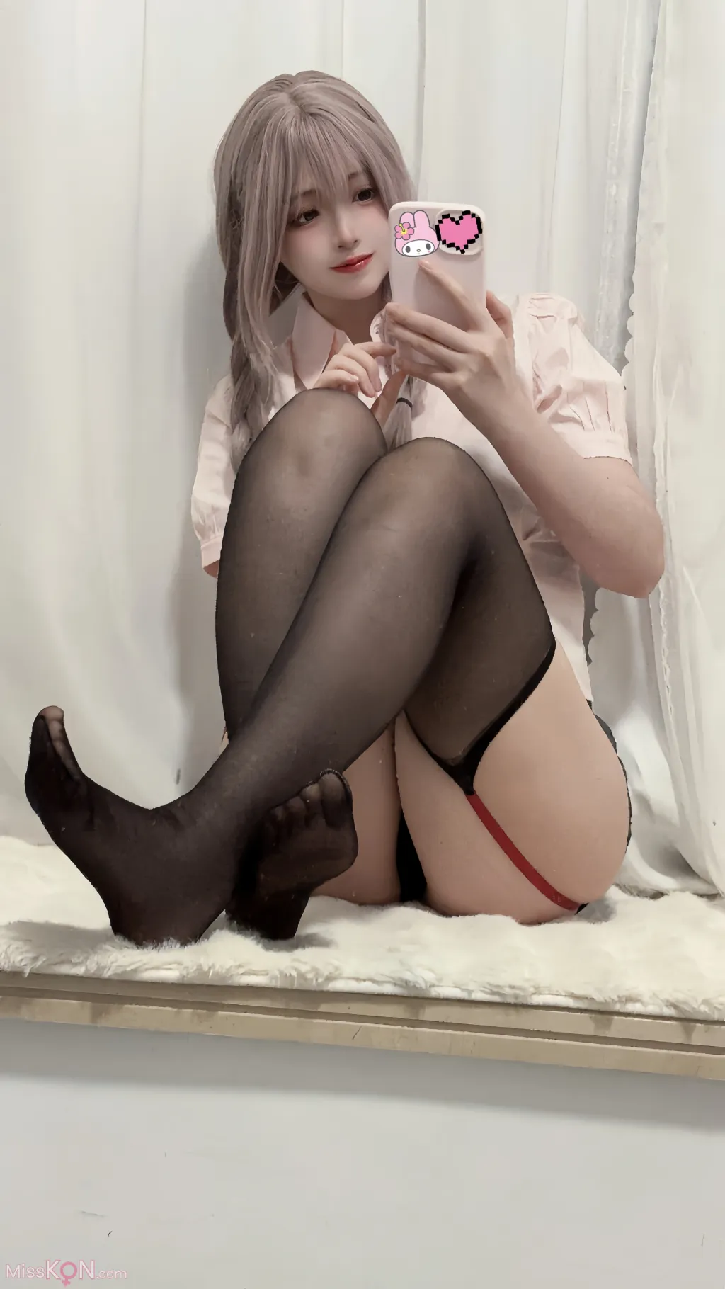 Coser@疯猫ss_ 紫色麻花辫