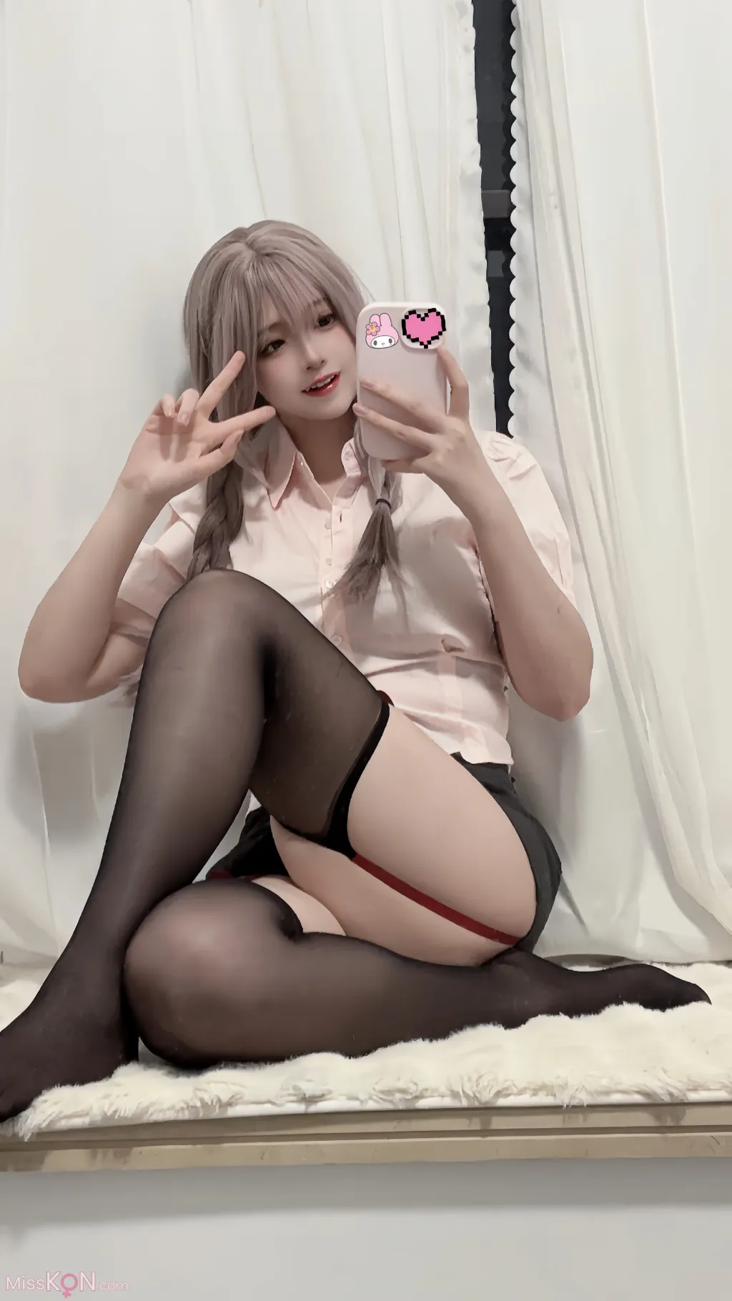 Coser@疯猫ss_ 紫色麻花辫