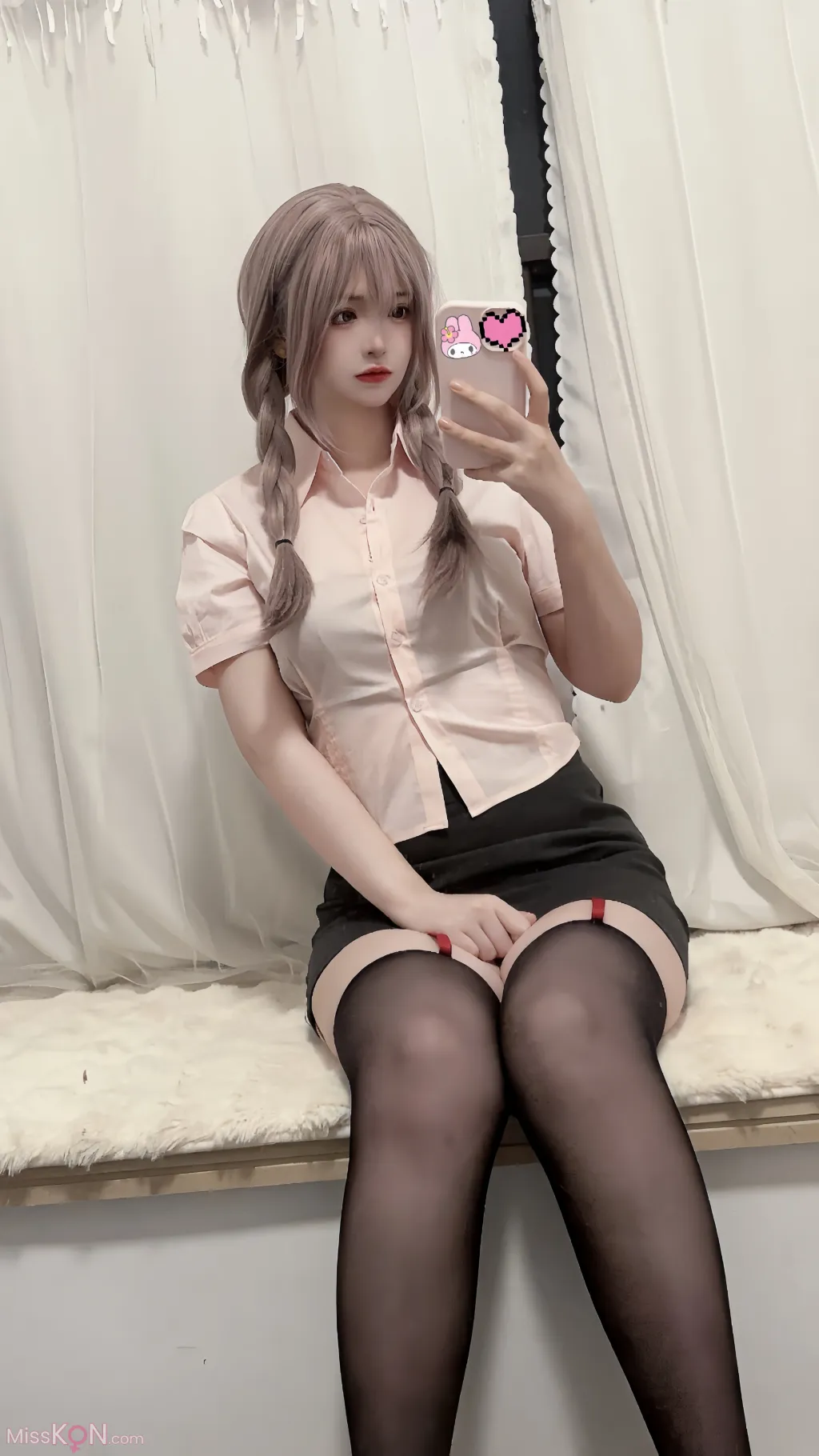 Coser@疯猫ss_ 紫色麻花辫