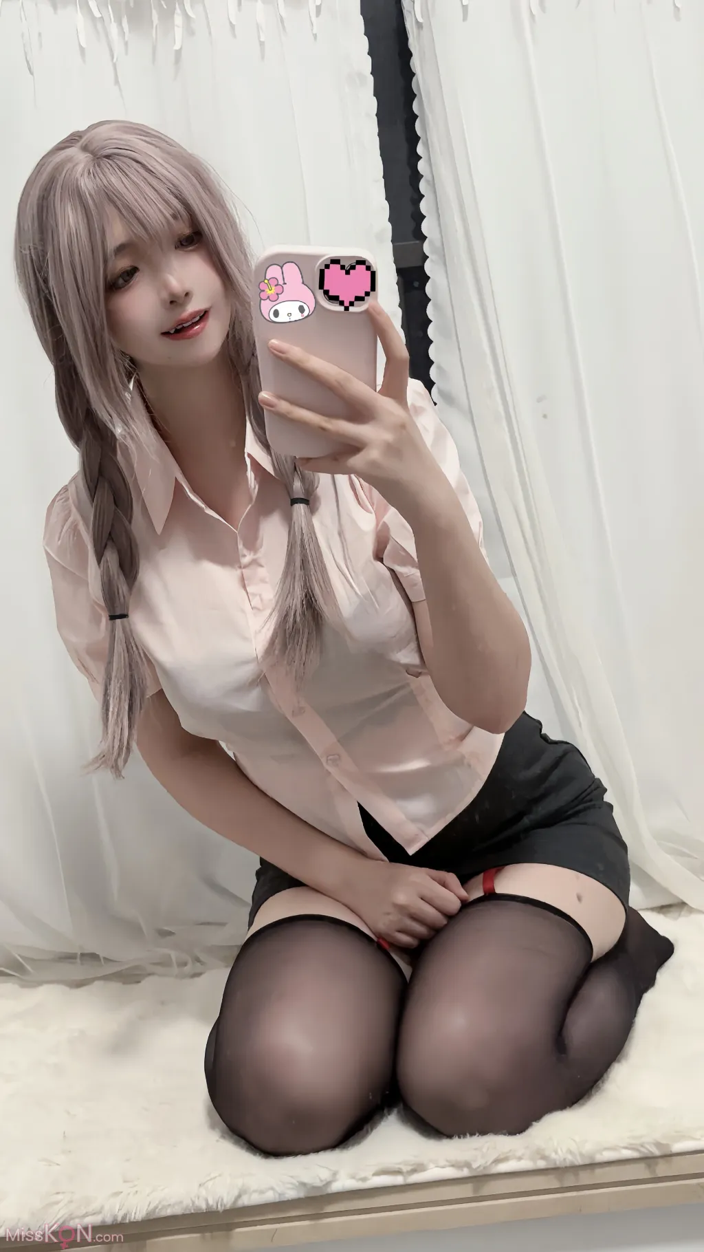 Coser@疯猫ss_ 紫色麻花辫
