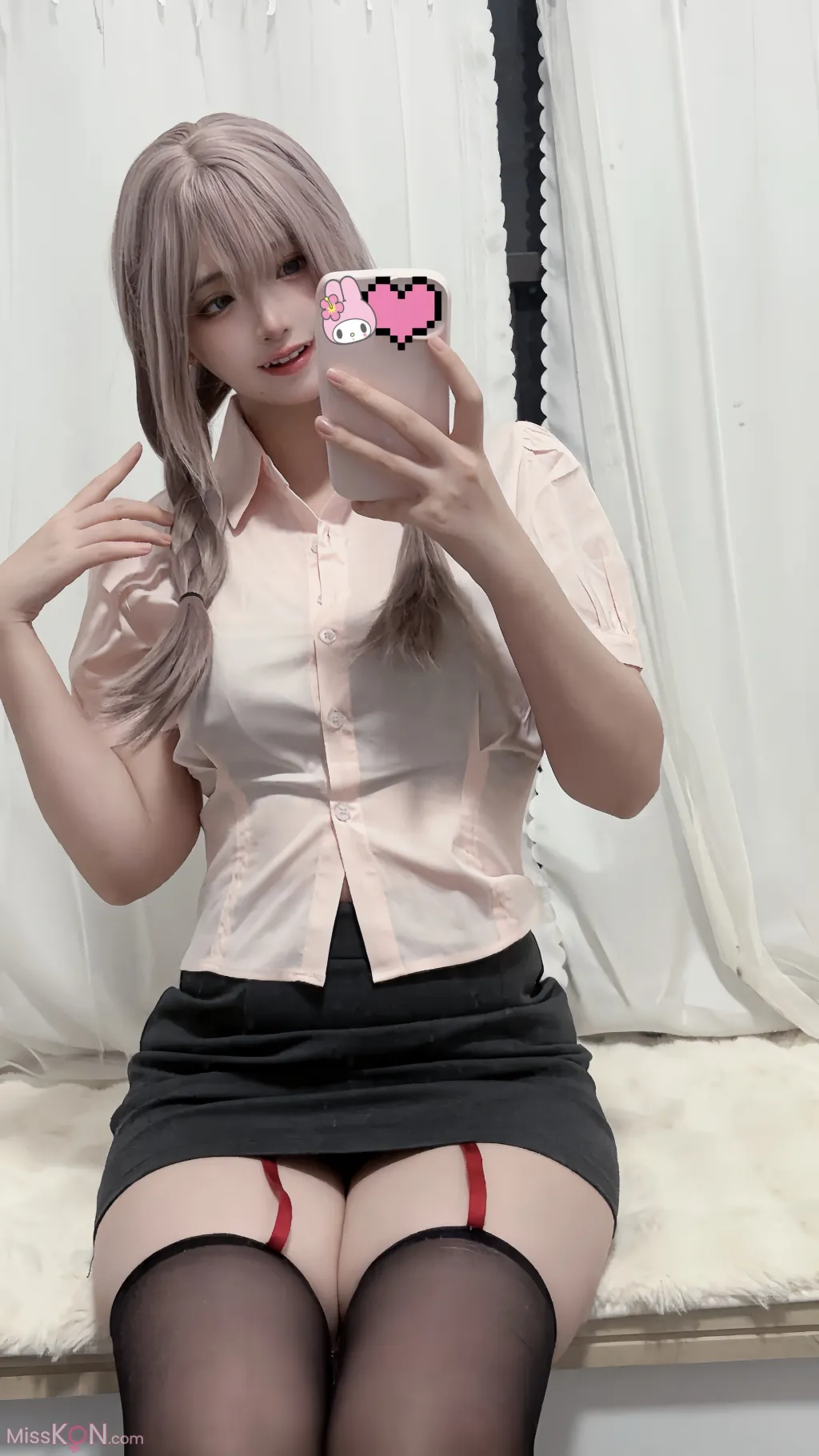 Coser@疯猫ss_ 紫色麻花辫