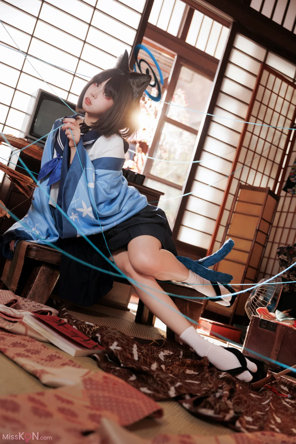 Coser@纸悦Etsu_ko_ 桔梗毛线团