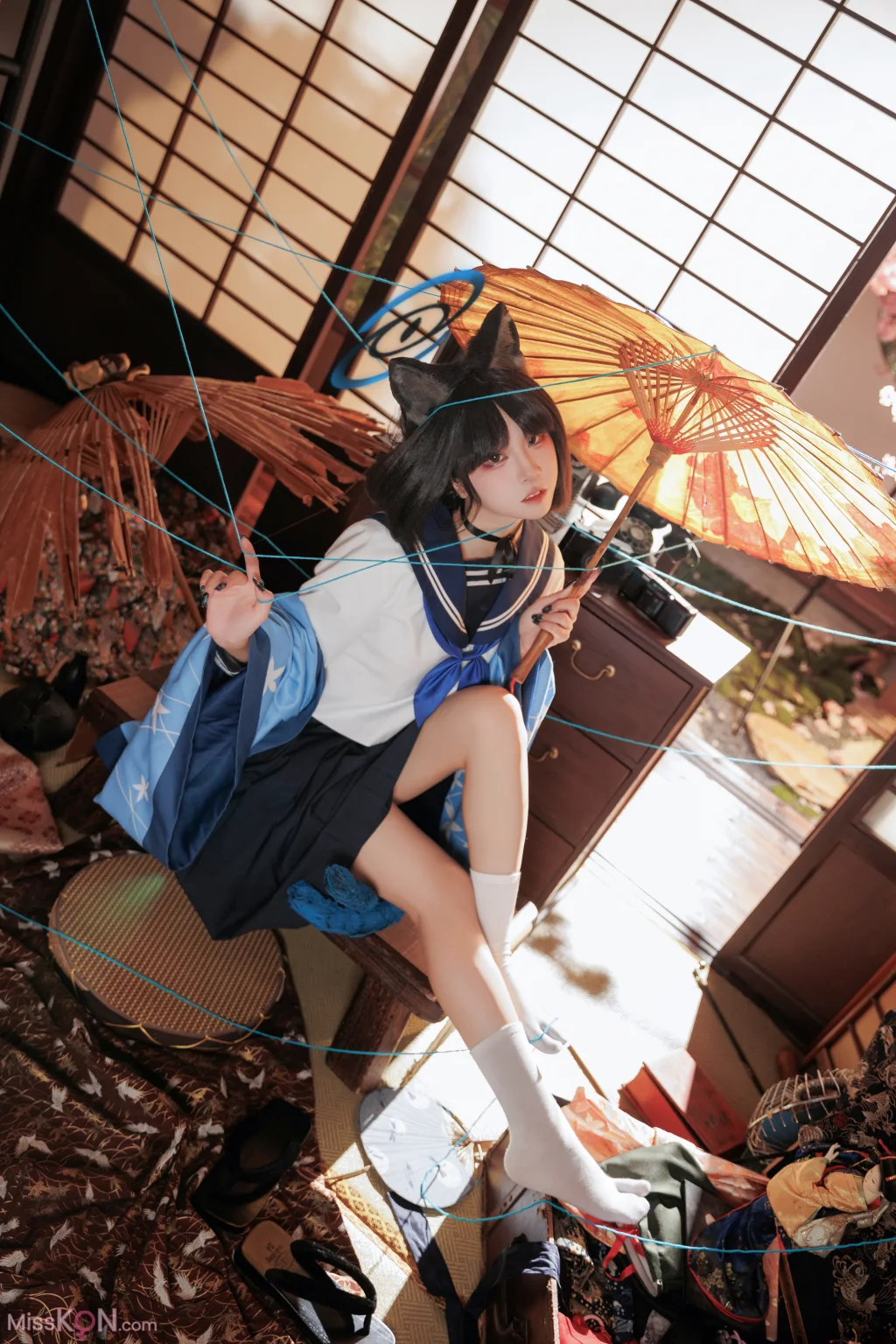Coser@纸悦Etsu_ko_ 桔梗毛线团