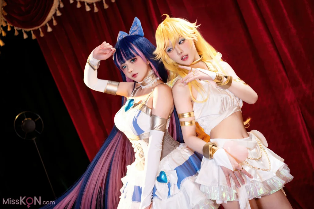 Coser@阿包也是兔娘 & 苏苏苏Sofia_ 吊带袜天使