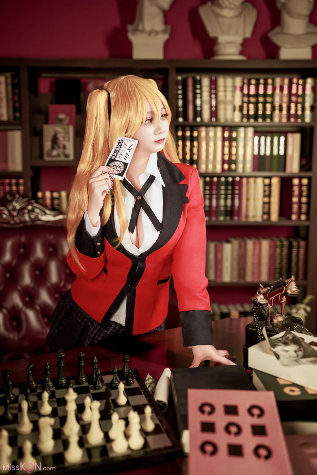 Coser@阿雪雪_ 狂赌之渊 早乙女芽亚里 制服