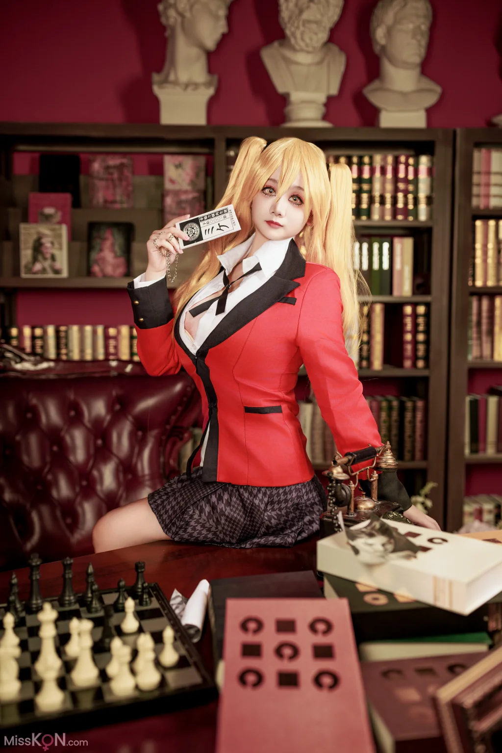 Coser@阿雪雪_ 狂赌之渊 早乙女芽亚里 制服