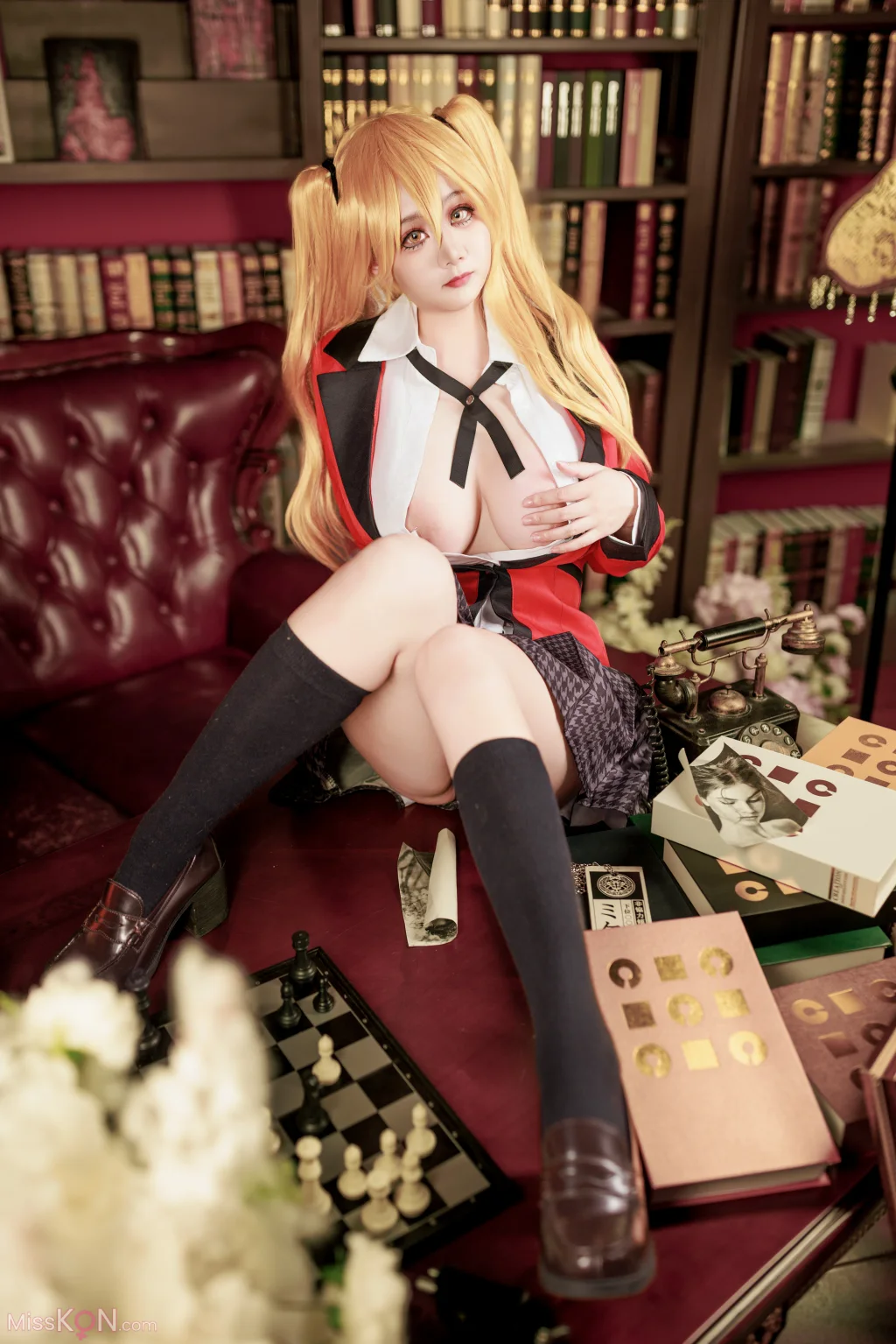 Coser@阿雪雪_ 狂赌之渊 早乙女芽亚里 制服